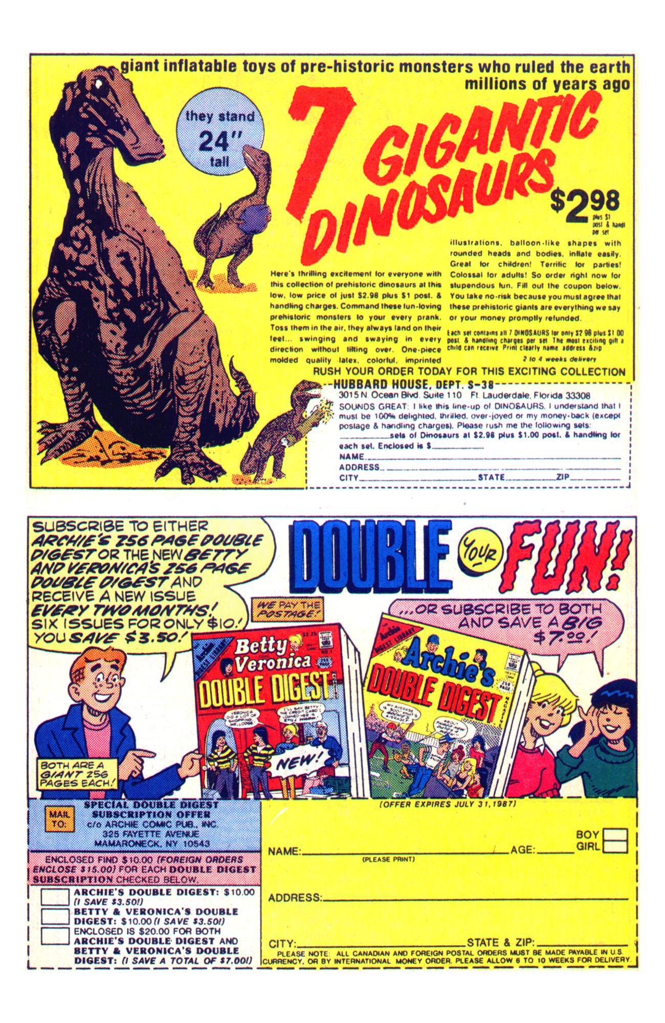 Read online Archie Giant Series Magazine comic -  Issue #569 - 25