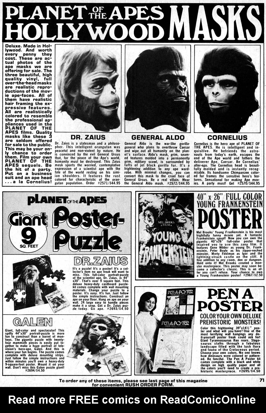 Read online Creepy (1964) comic -  Issue #77 - 70