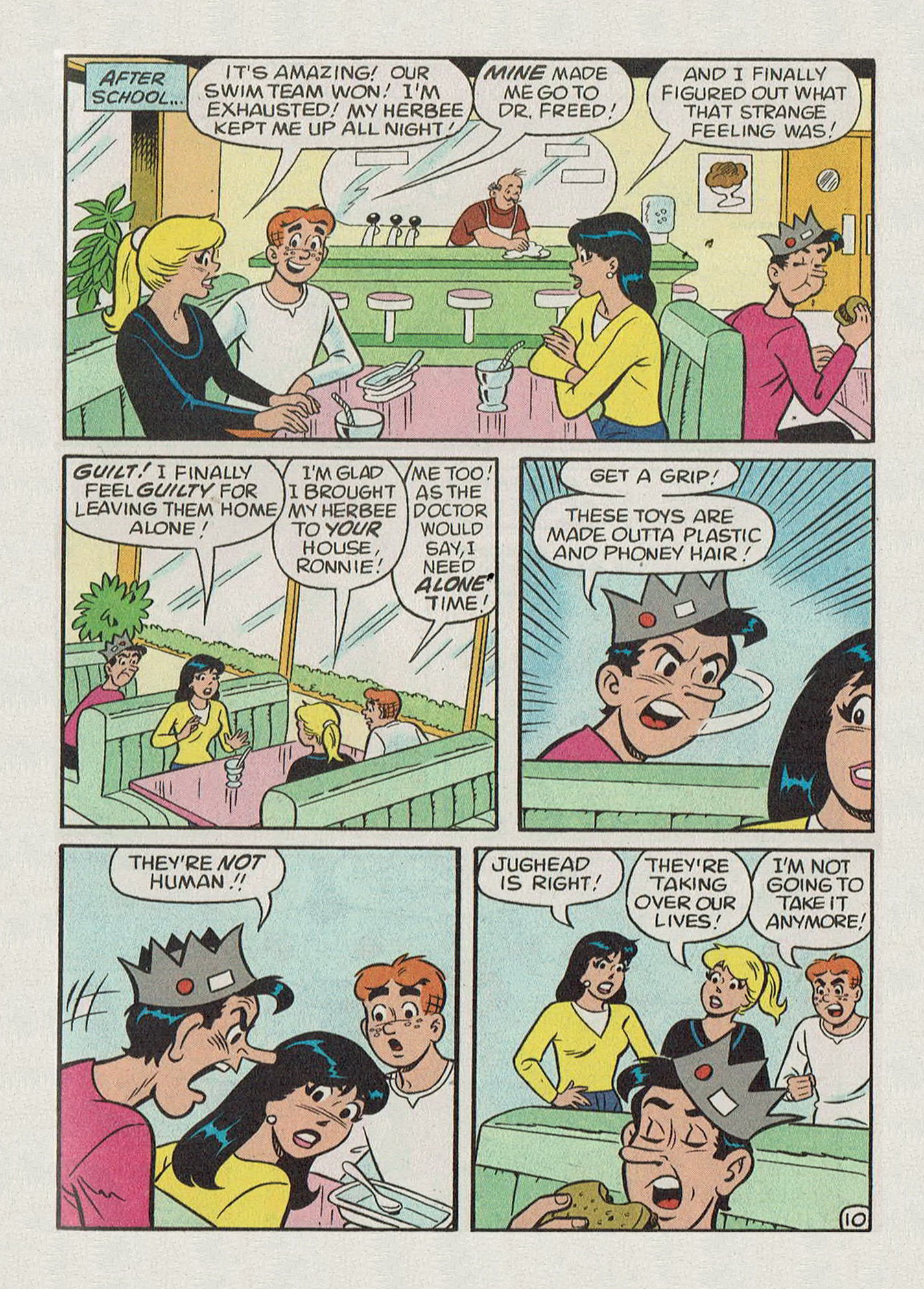 Read online Archie's Holiday Fun Digest comic -  Issue #9 - 56