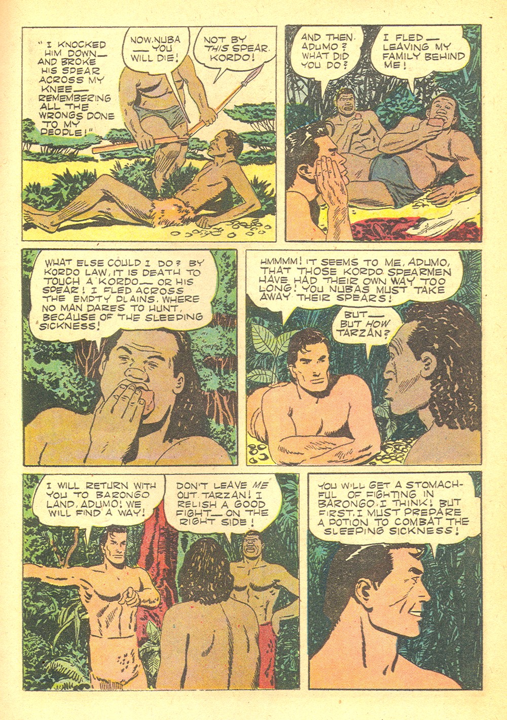 Read online Tarzan (1948) comic -  Issue #67 - 9