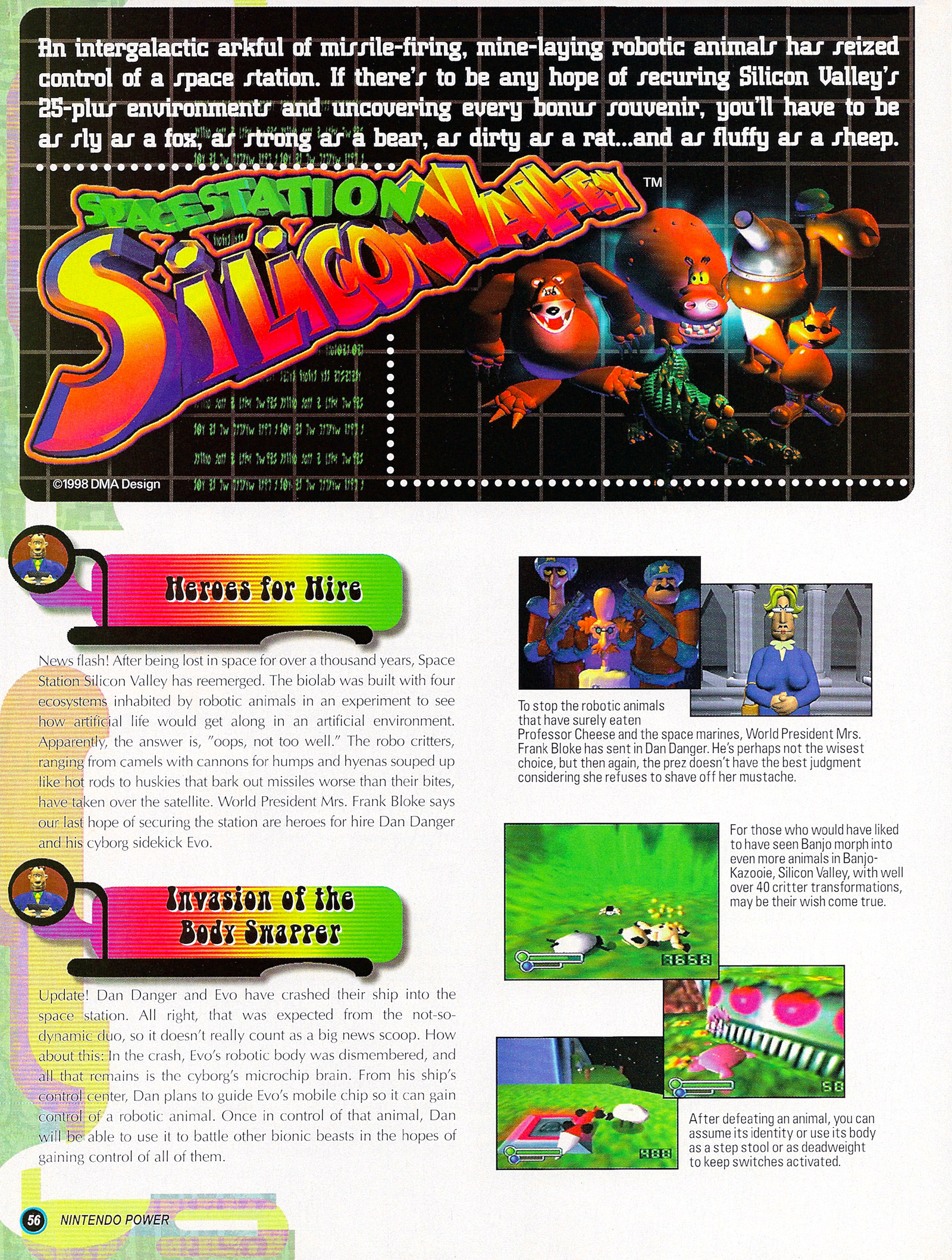 Read online Nintendo Power comic -  Issue #113 - 64