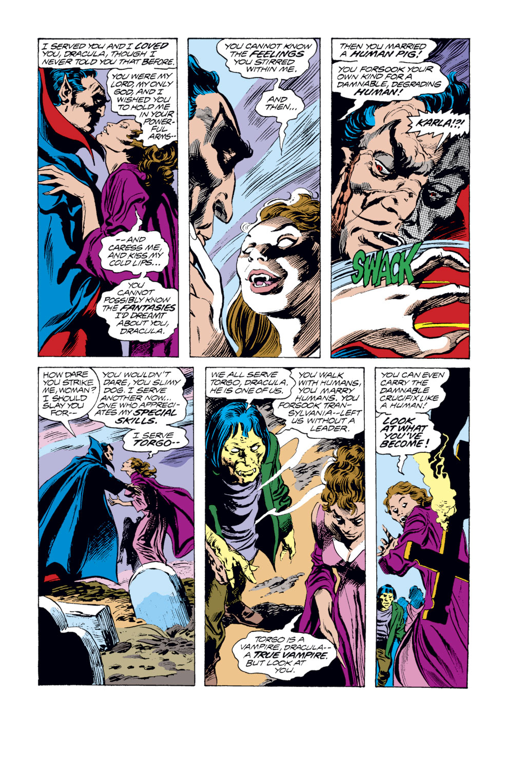 Read online Tomb of Dracula (1972) comic -  Issue #70 - 4