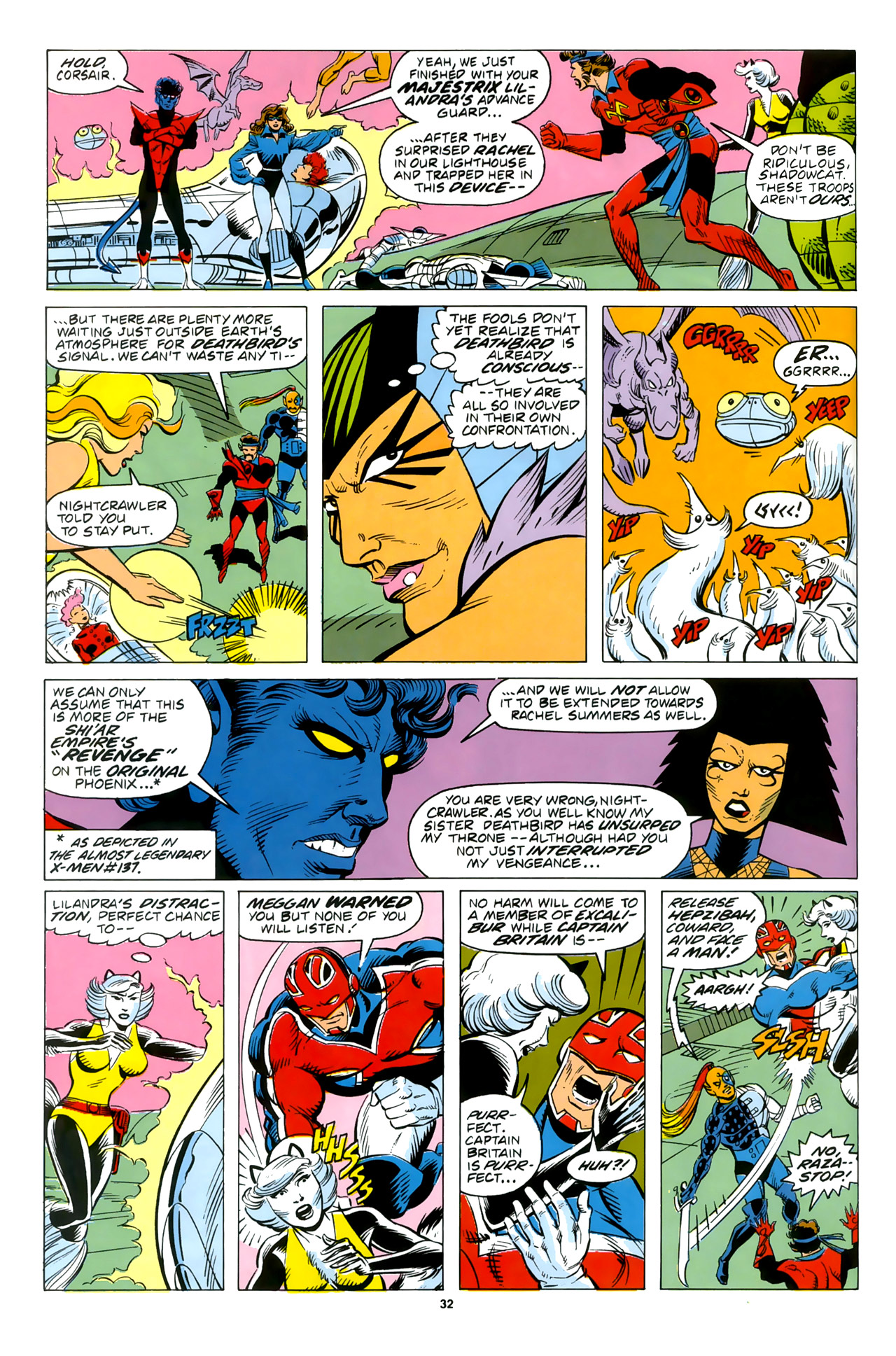 Read online X-Men Spotlight On...Starjammers comic -  Issue #2 - 34