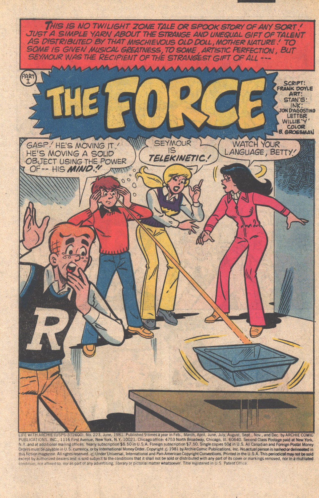 Read online Life With Archie (1958) comic -  Issue #223 - 3