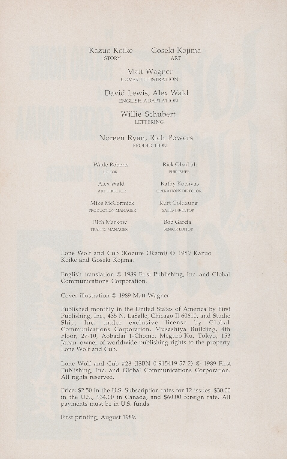 Read online Lone Wolf and Cub comic -  Issue #28 - 3