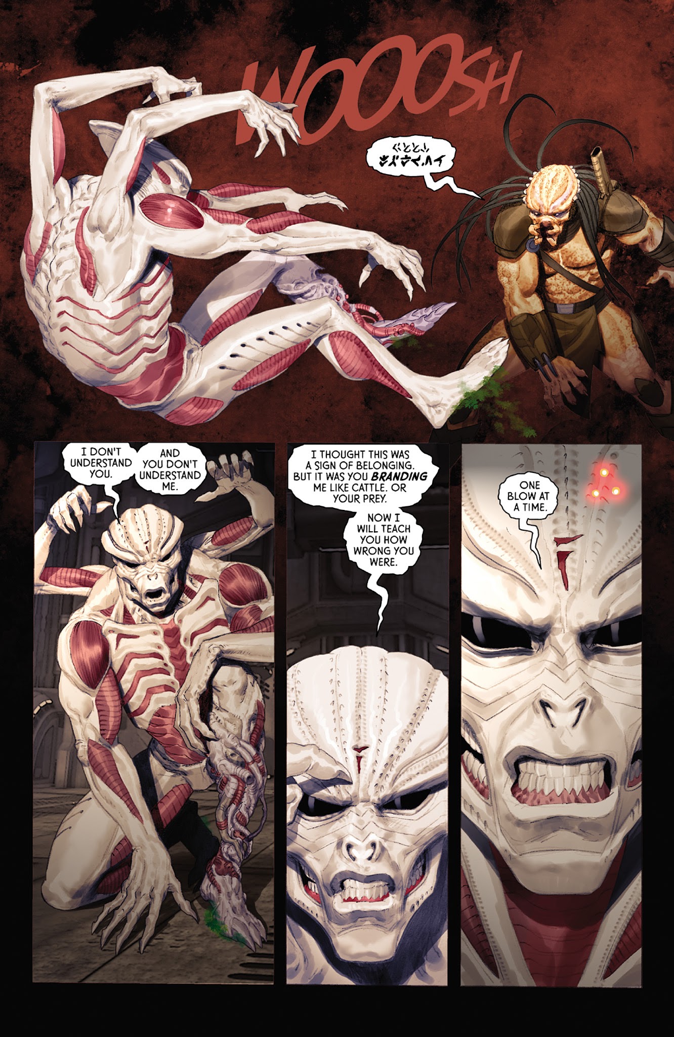 Read online Alien vs. Predator: Fire and Stone comic -  Issue #3 - 23
