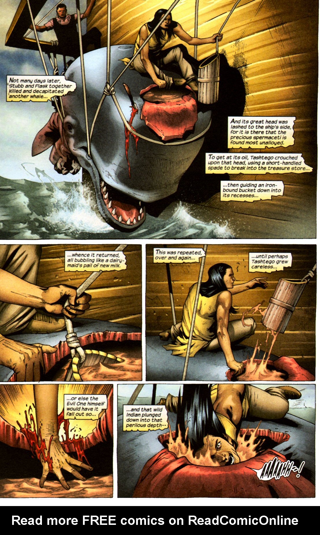 Read online Marvel Illustrated: Moby Dick comic -  Issue # TPB - 61
