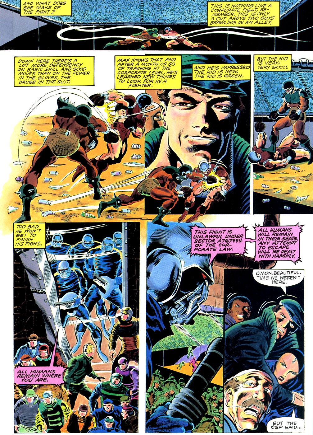 Read online Marvel Graphic Novel comic -  Issue #8 - Super Boxers - 40