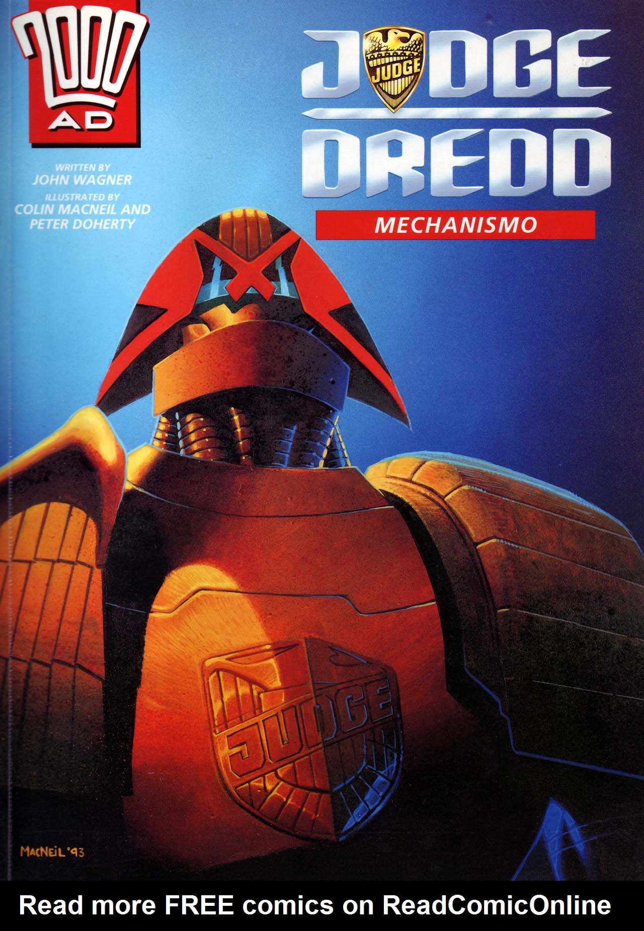 Read online Judge Dredd: Mechanismo comic -  Issue # TPB - 1