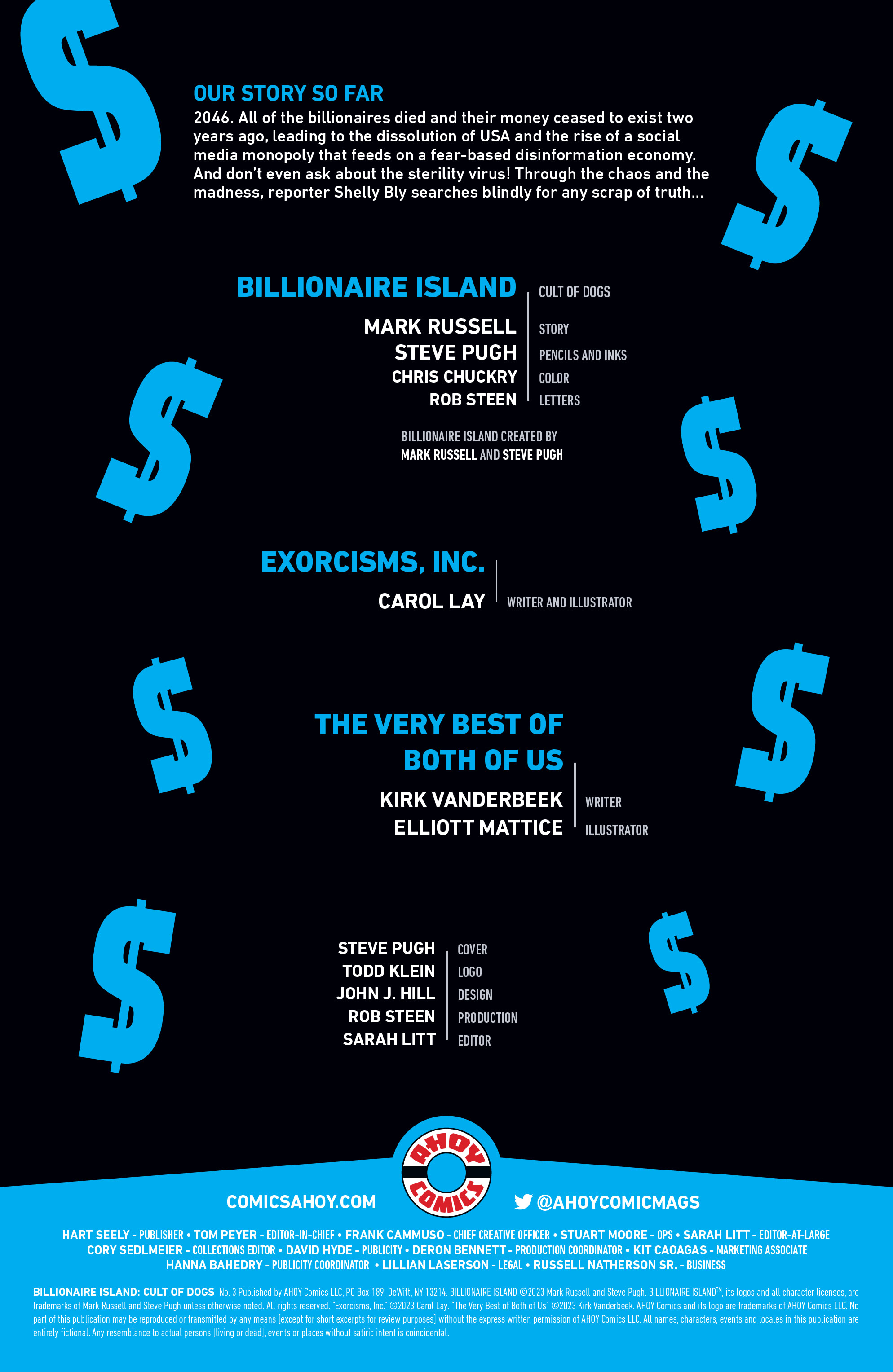 Read online Billionaire Island: Cult of Dogs comic -  Issue #3 - 2