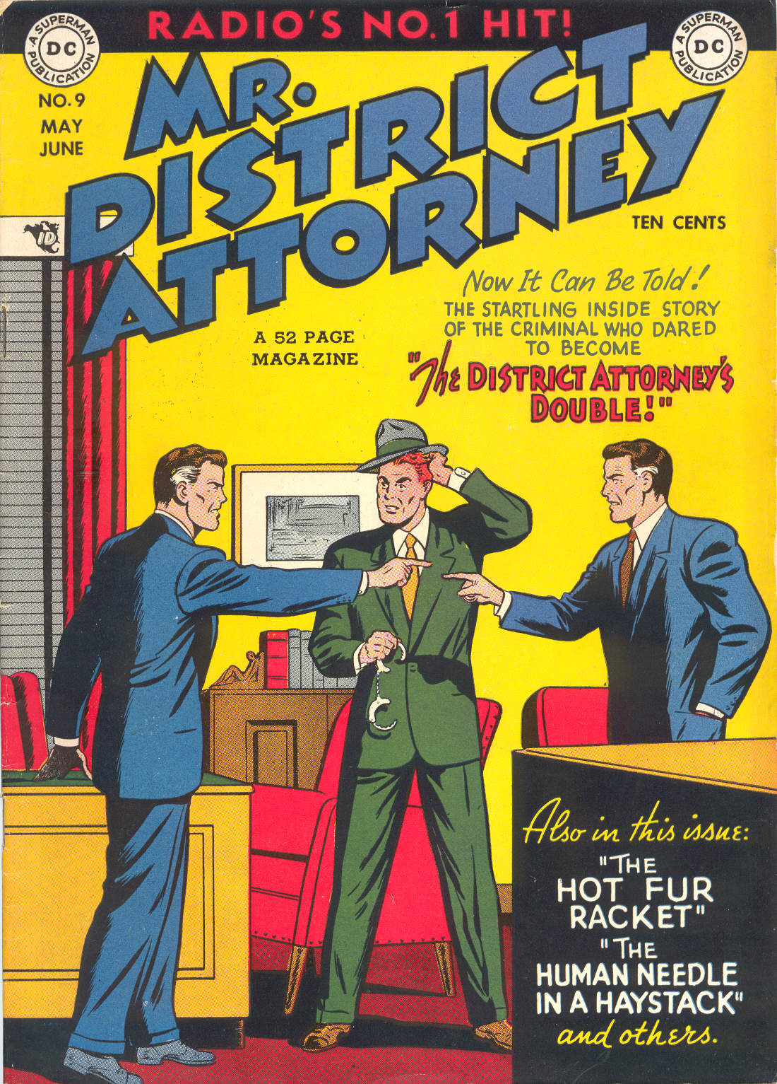 Read online Mr. District Attorney comic -  Issue #9 - 1