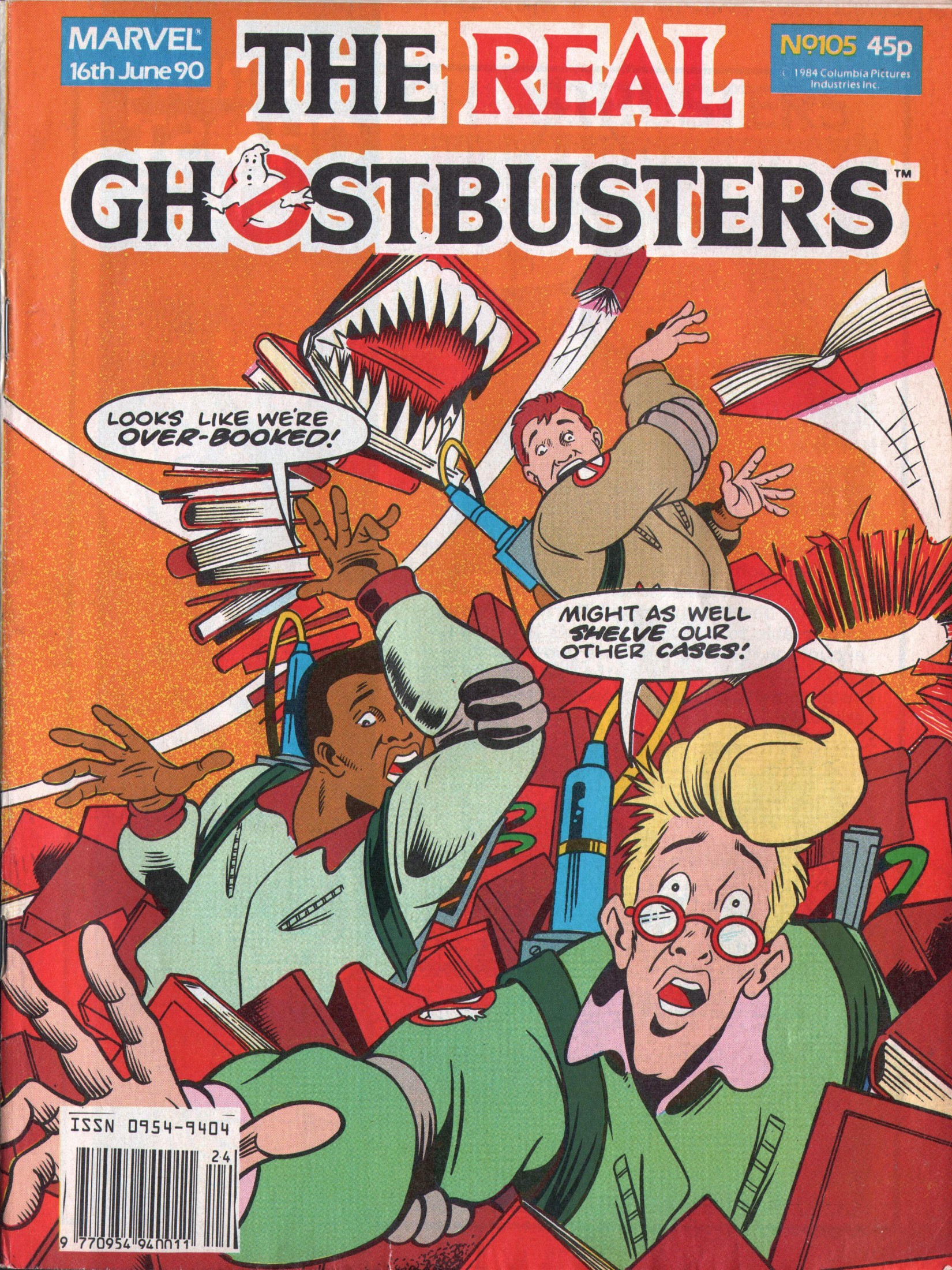 Read online The Real Ghostbusters comic -  Issue #105 - 1