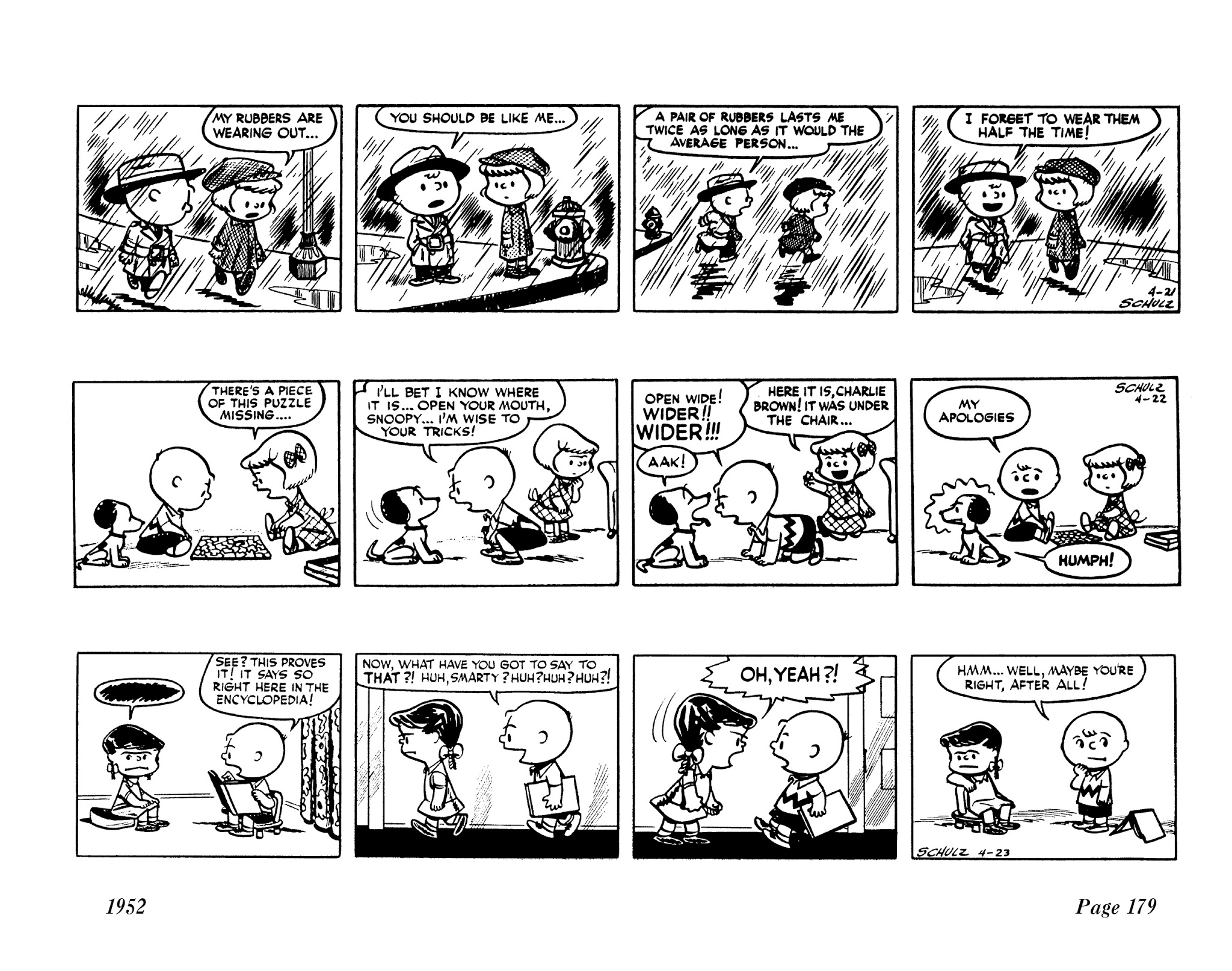Read online The Complete Peanuts comic -  Issue # TPB 1 - 191