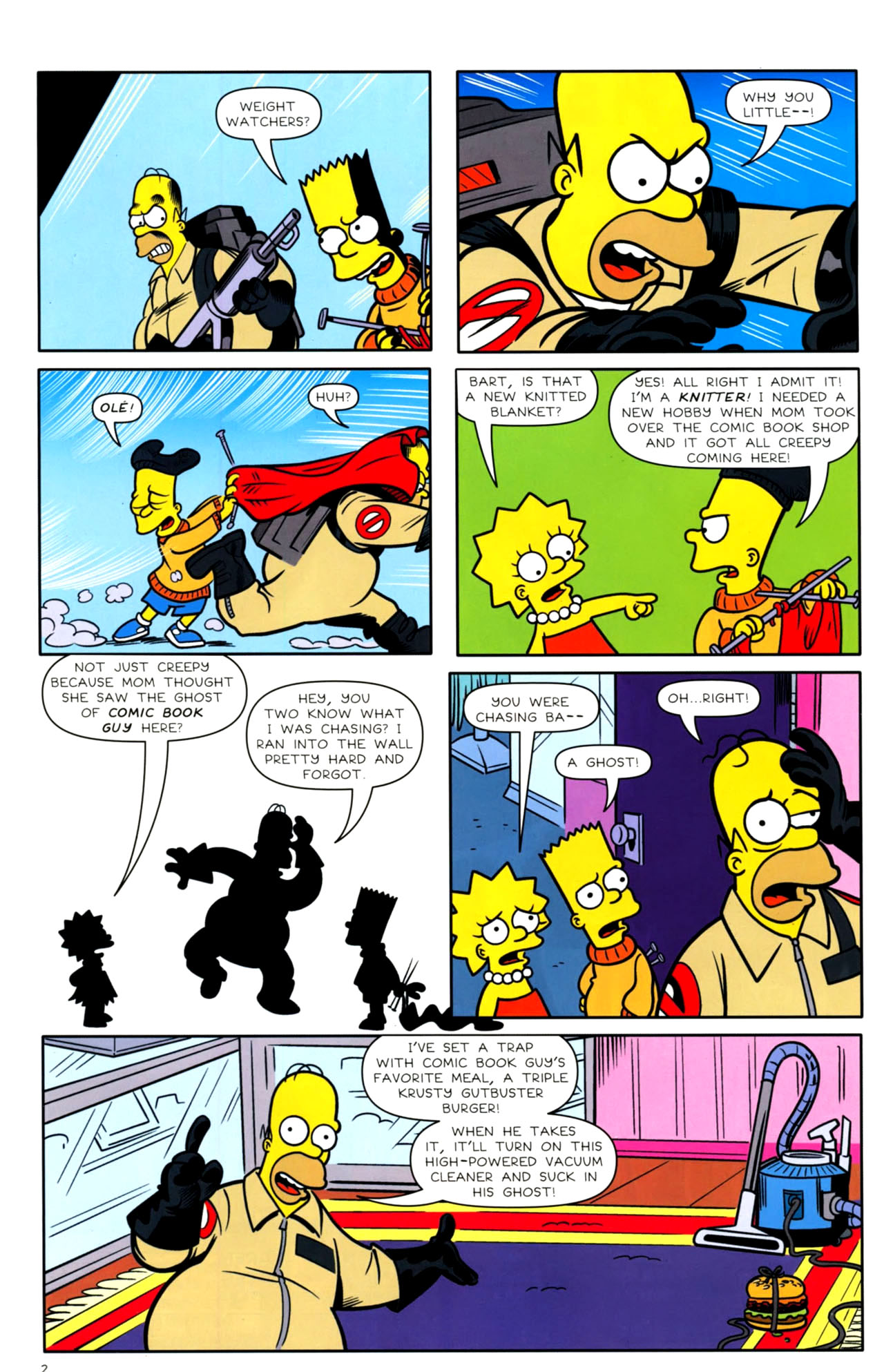Read online Bongo Comics presents Comic Book Guy: The Comic Book comic -  Issue #4 - 4
