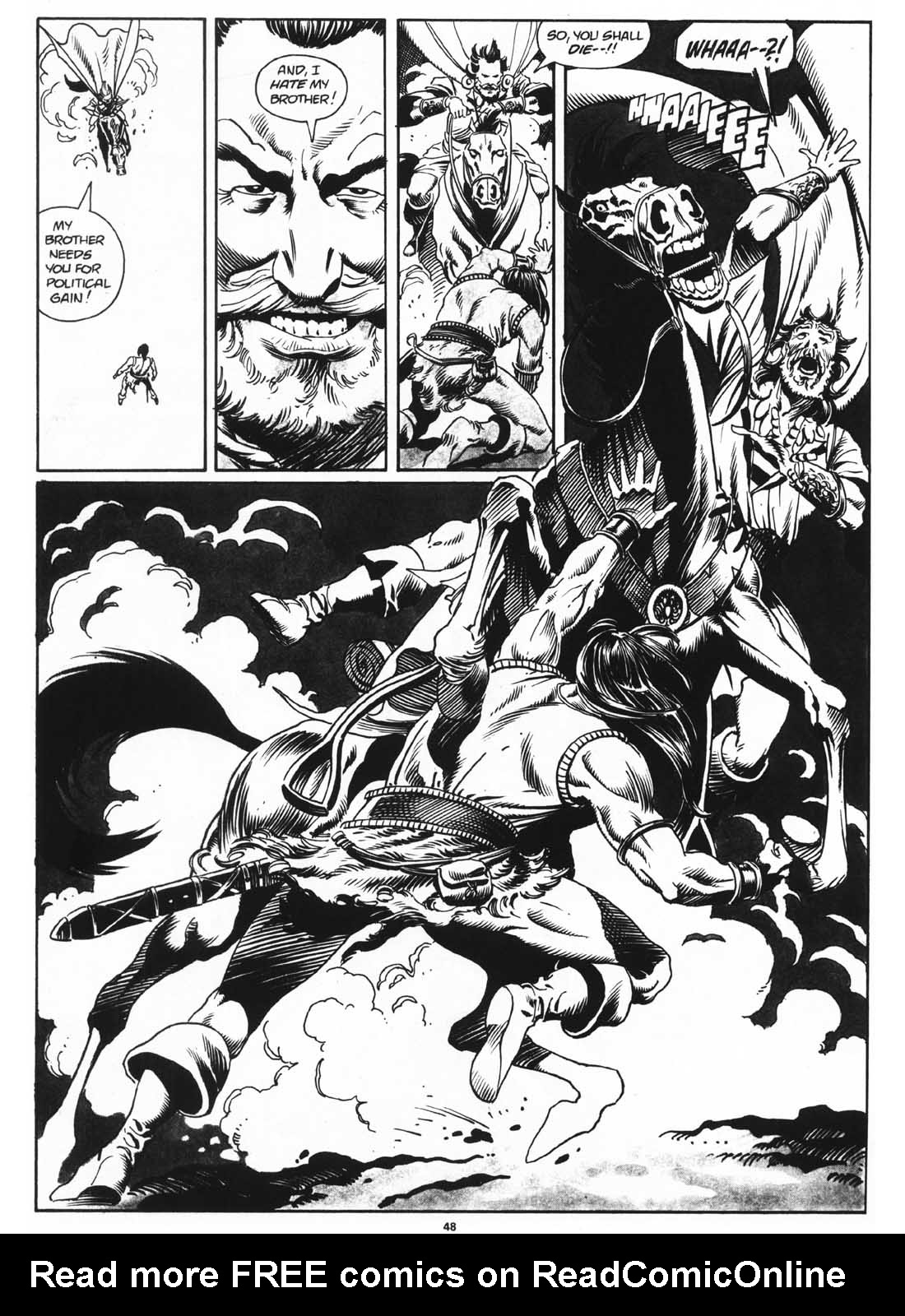 Read online The Savage Sword Of Conan comic -  Issue #160 - 50