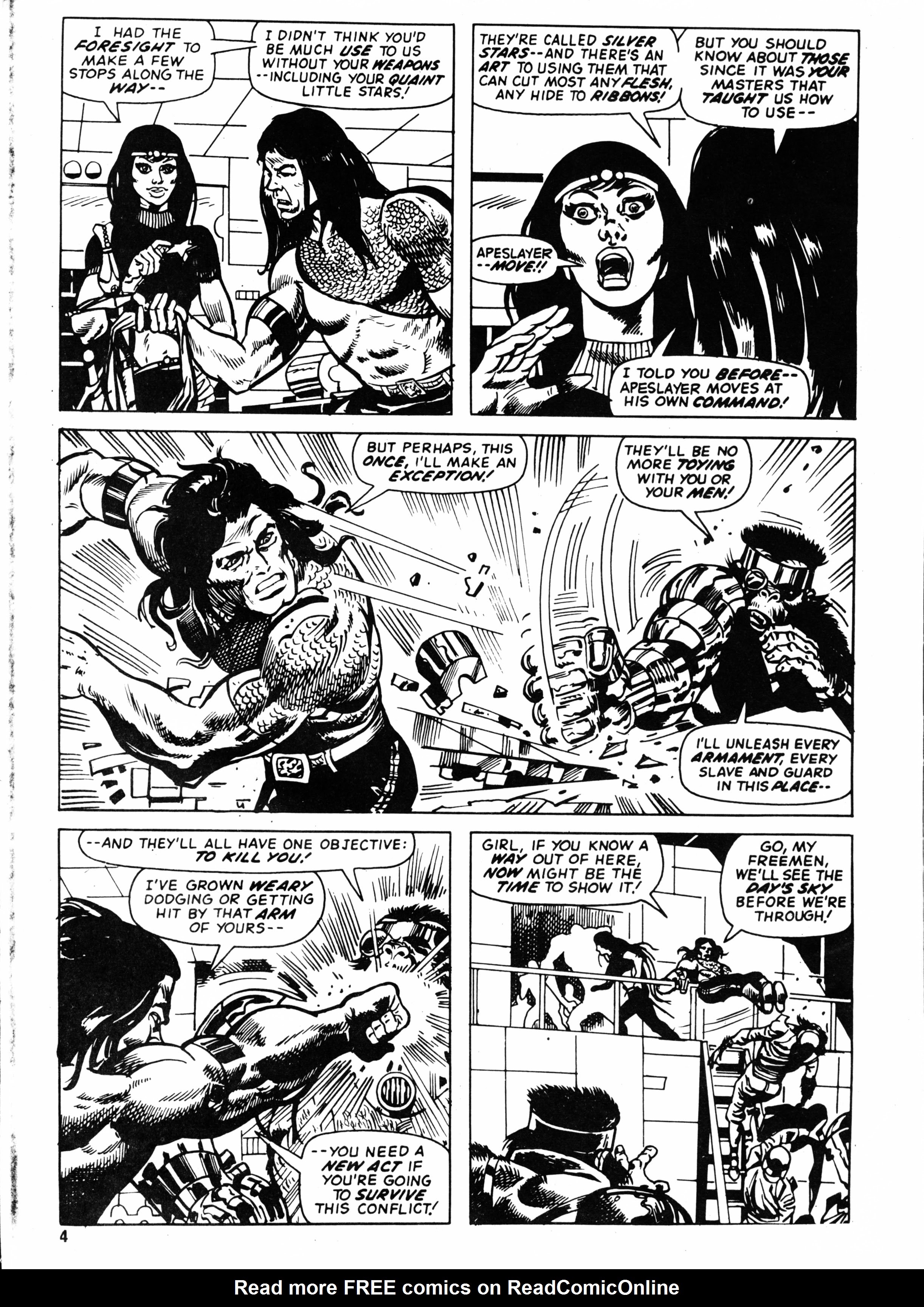 Read online Planet of the Apes (1974) comic -  Issue #30 - 4