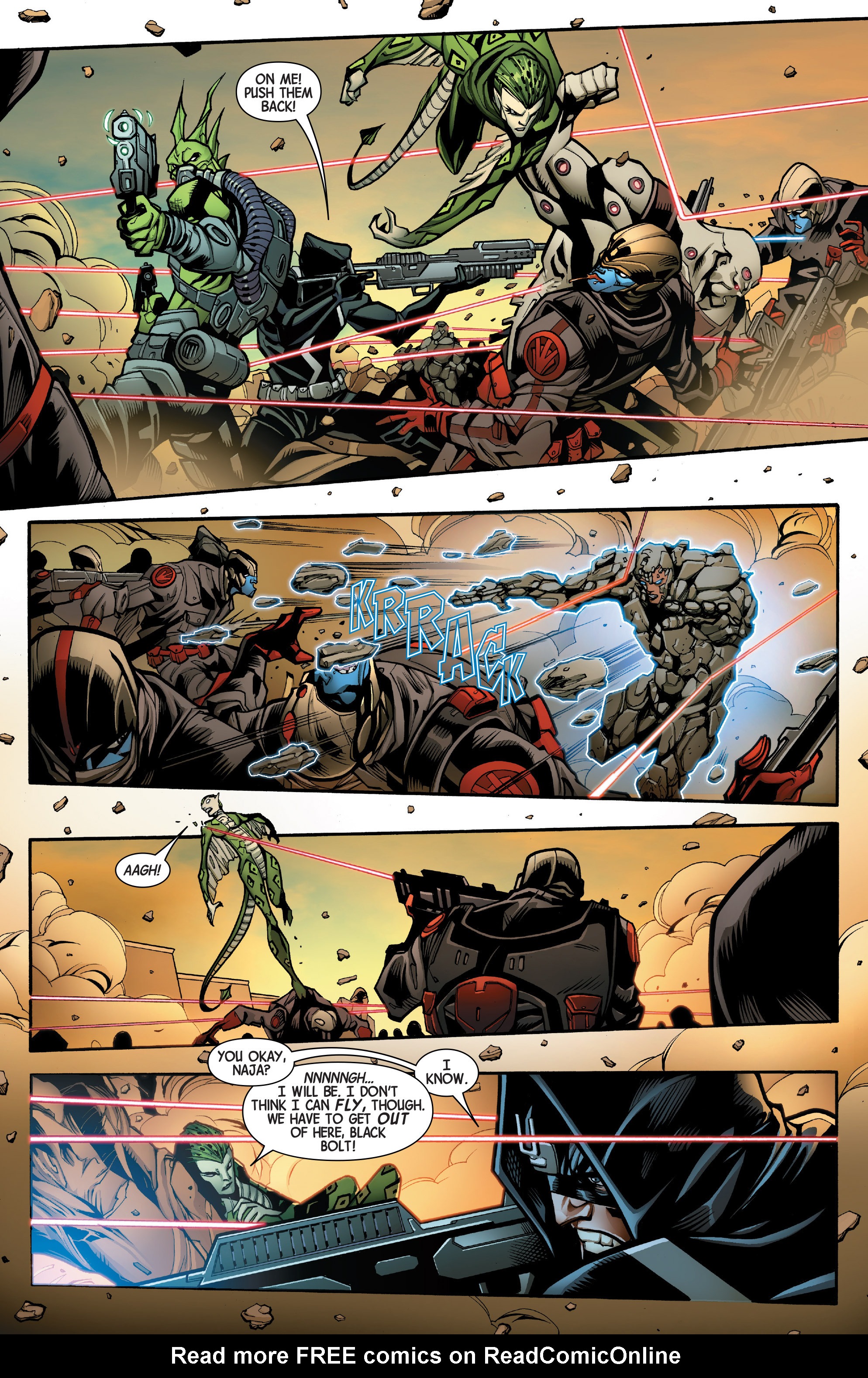 Read online Inhumans: Attilan Rising comic -  Issue #3 - 4