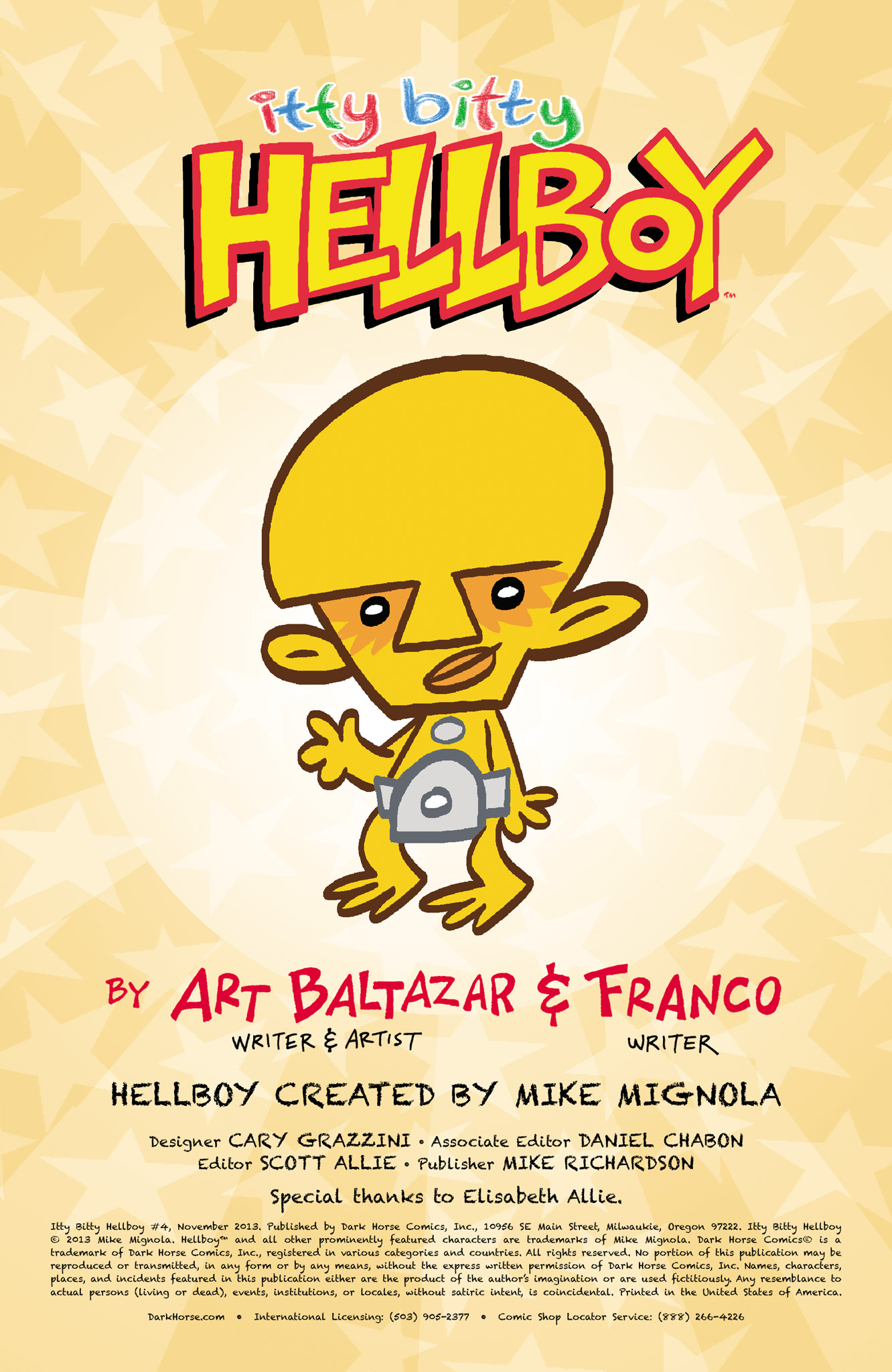 Read online Itty Bitty Hellboy comic -  Issue #4 - 2