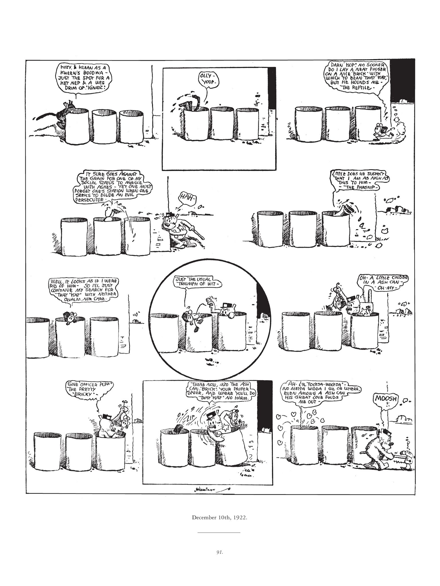 Read online Krazy & Ignatz comic -  Issue # TPB 3 - 91
