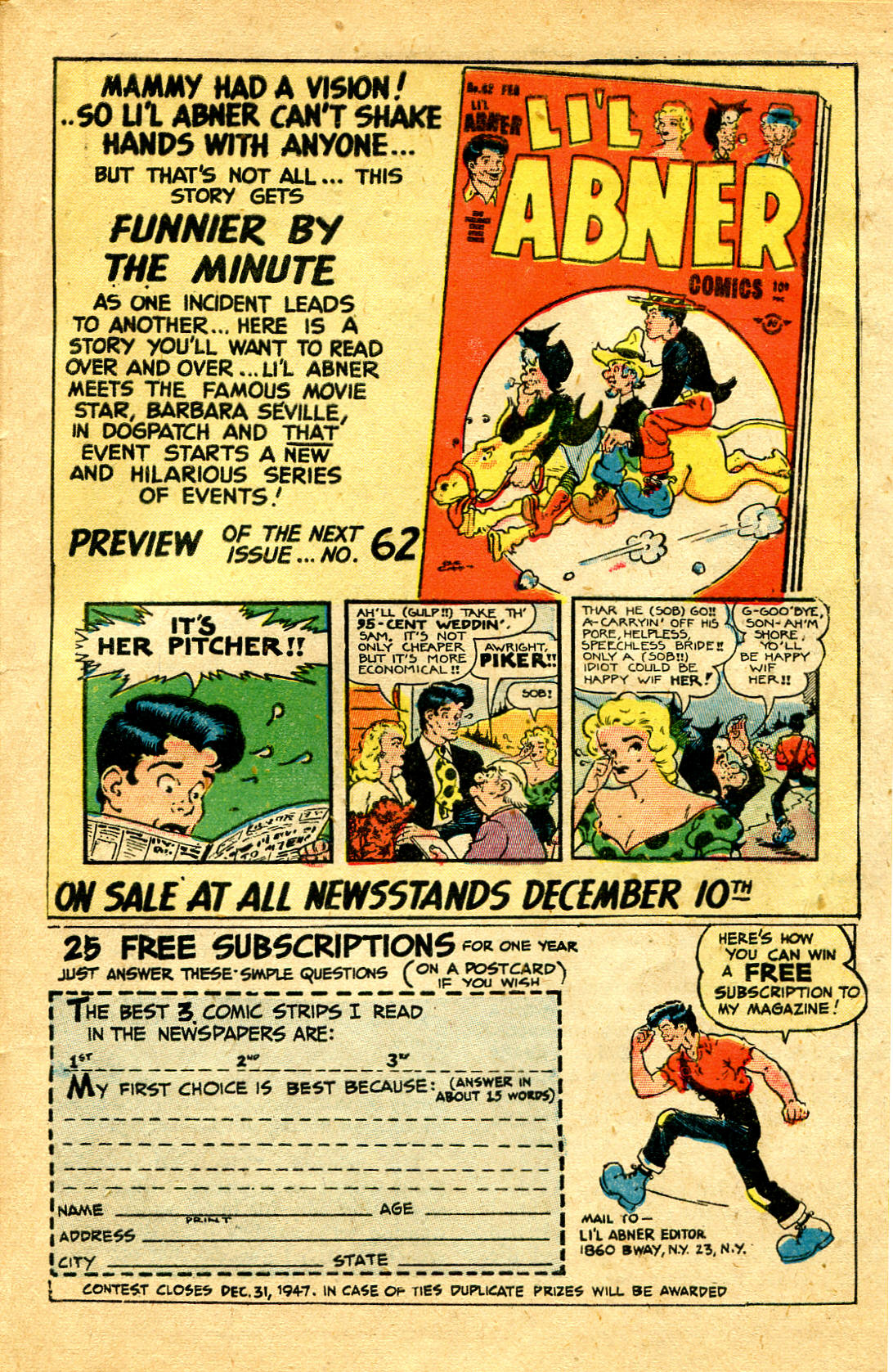 Read online Li'l Abner Comics comic -  Issue #61 - 42