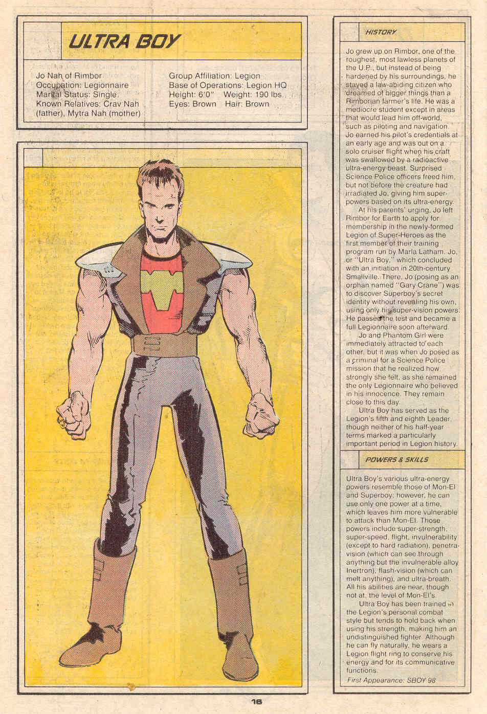 Read online Who's Who in the Legion of Super-Heroes comic -  Issue #7 - 18