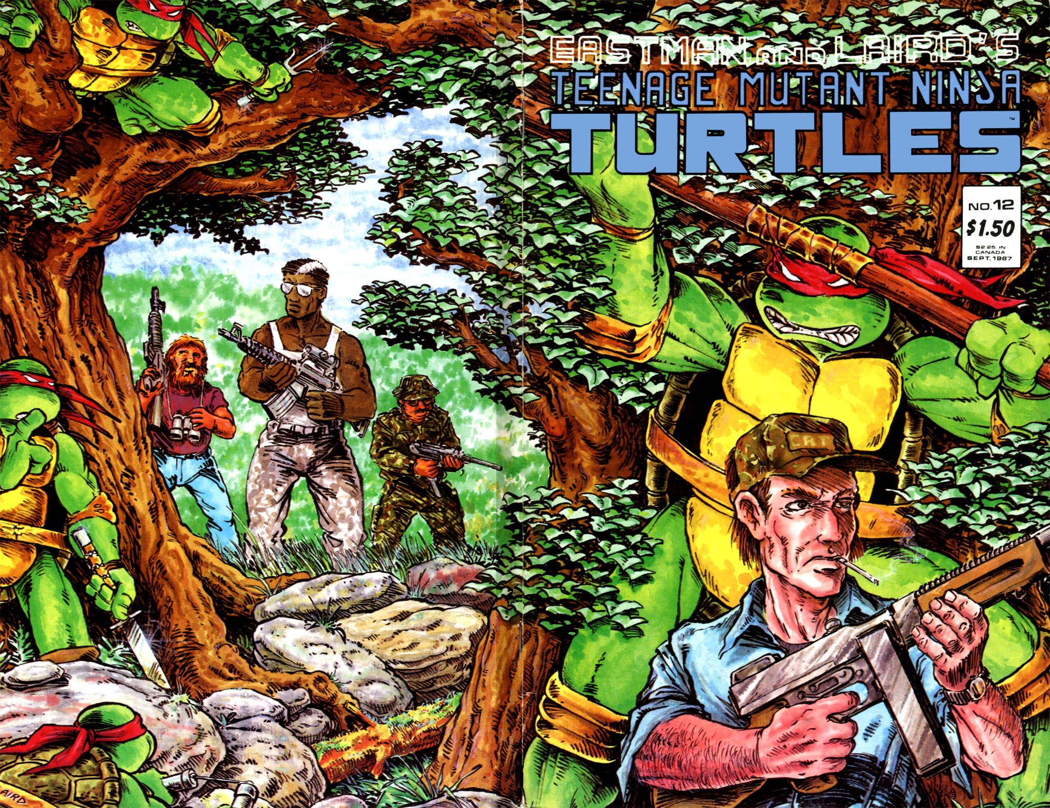 Read online Teenage Mutant Ninja Turtles (1984) comic -  Issue #12 - 1