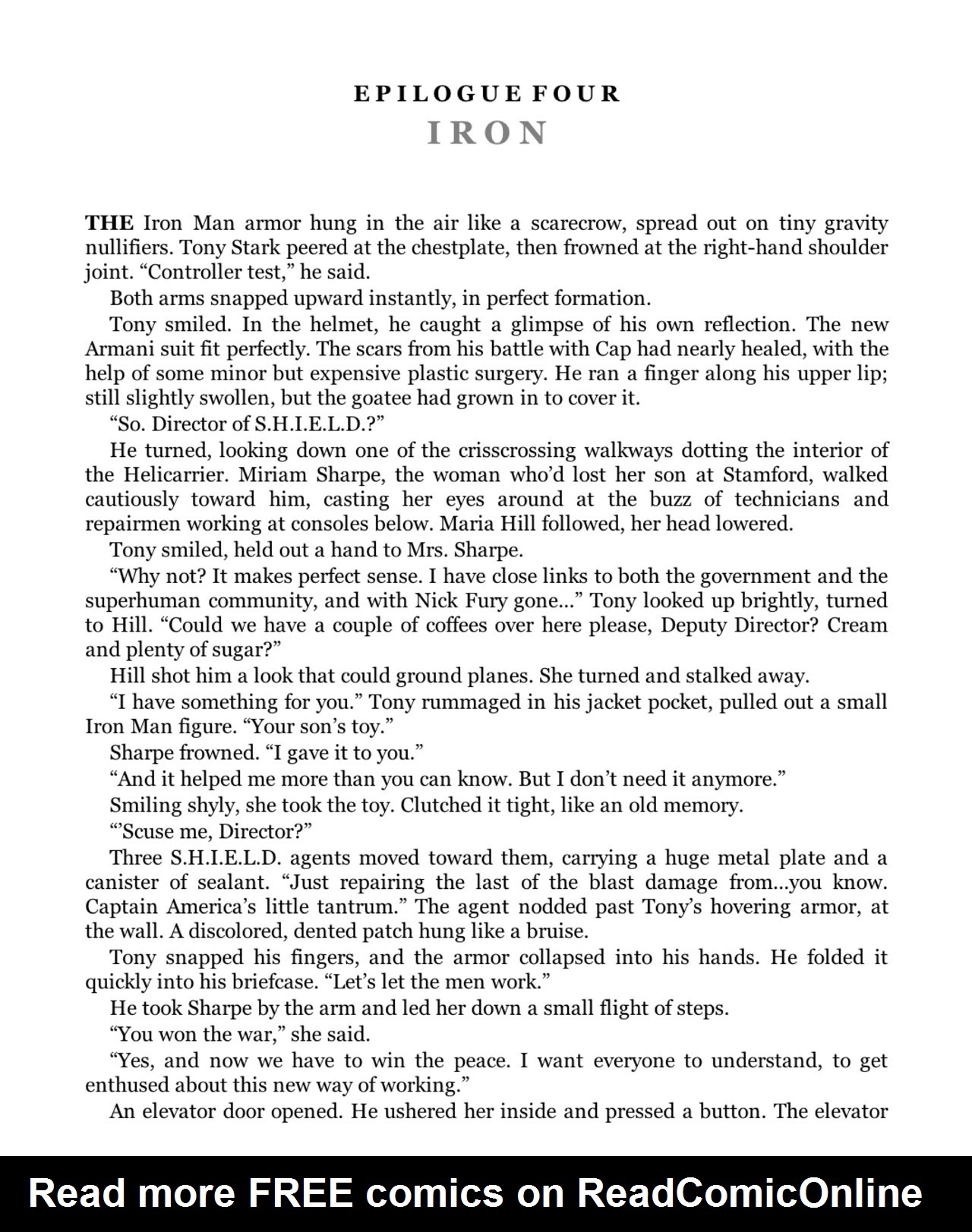 Read online Civil War Prose Novel comic -  Issue # TPB (Part 2) - 110