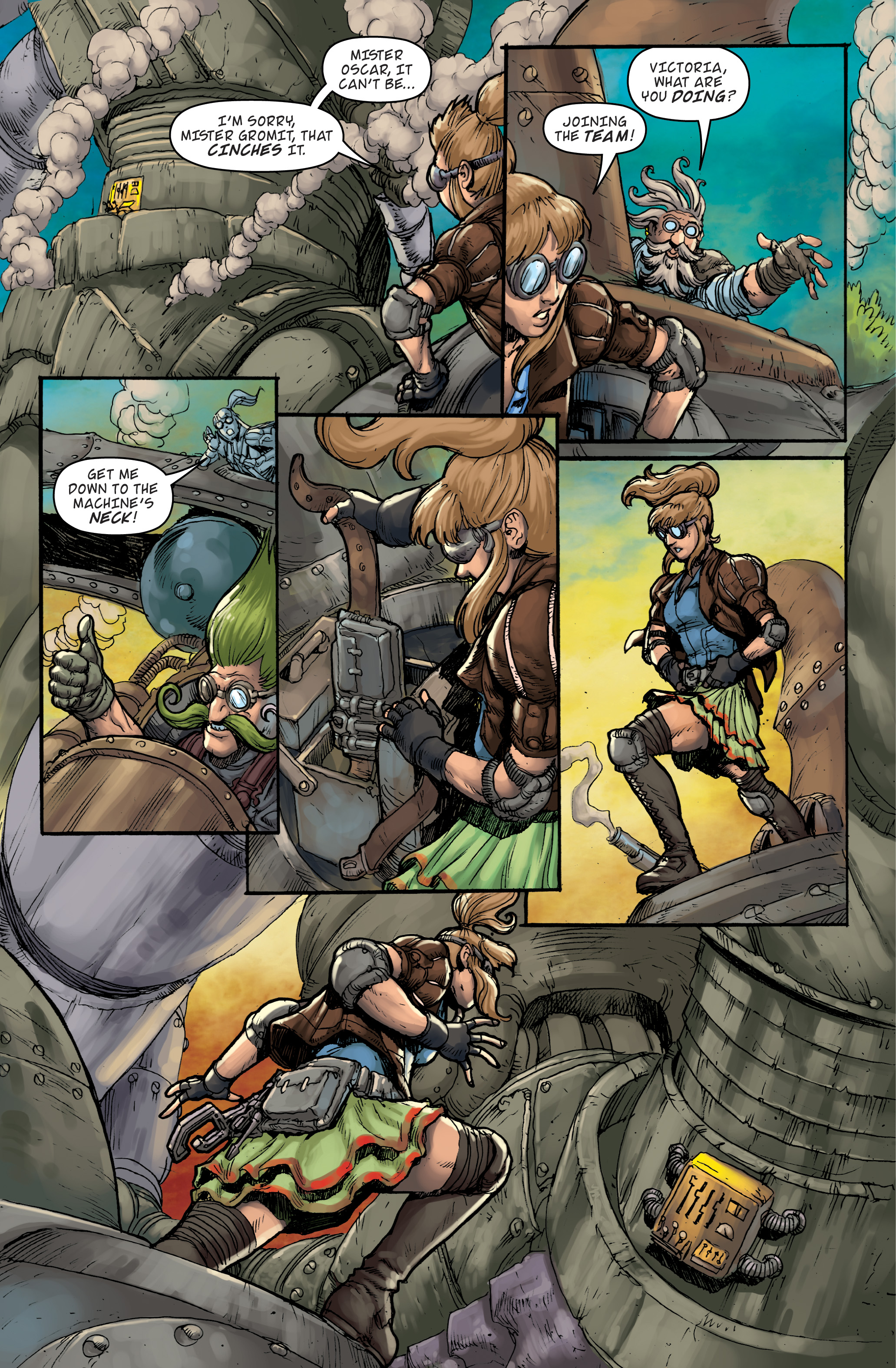 Read online The Steam Engines of Oz: The Geared Leviathan comic -  Issue #3 - 18