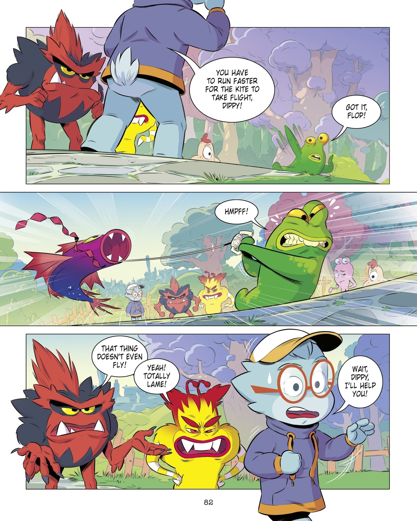 Read online The School for Little Monsters: It's Tough Being Flop comic -  Issue # TPB - 82