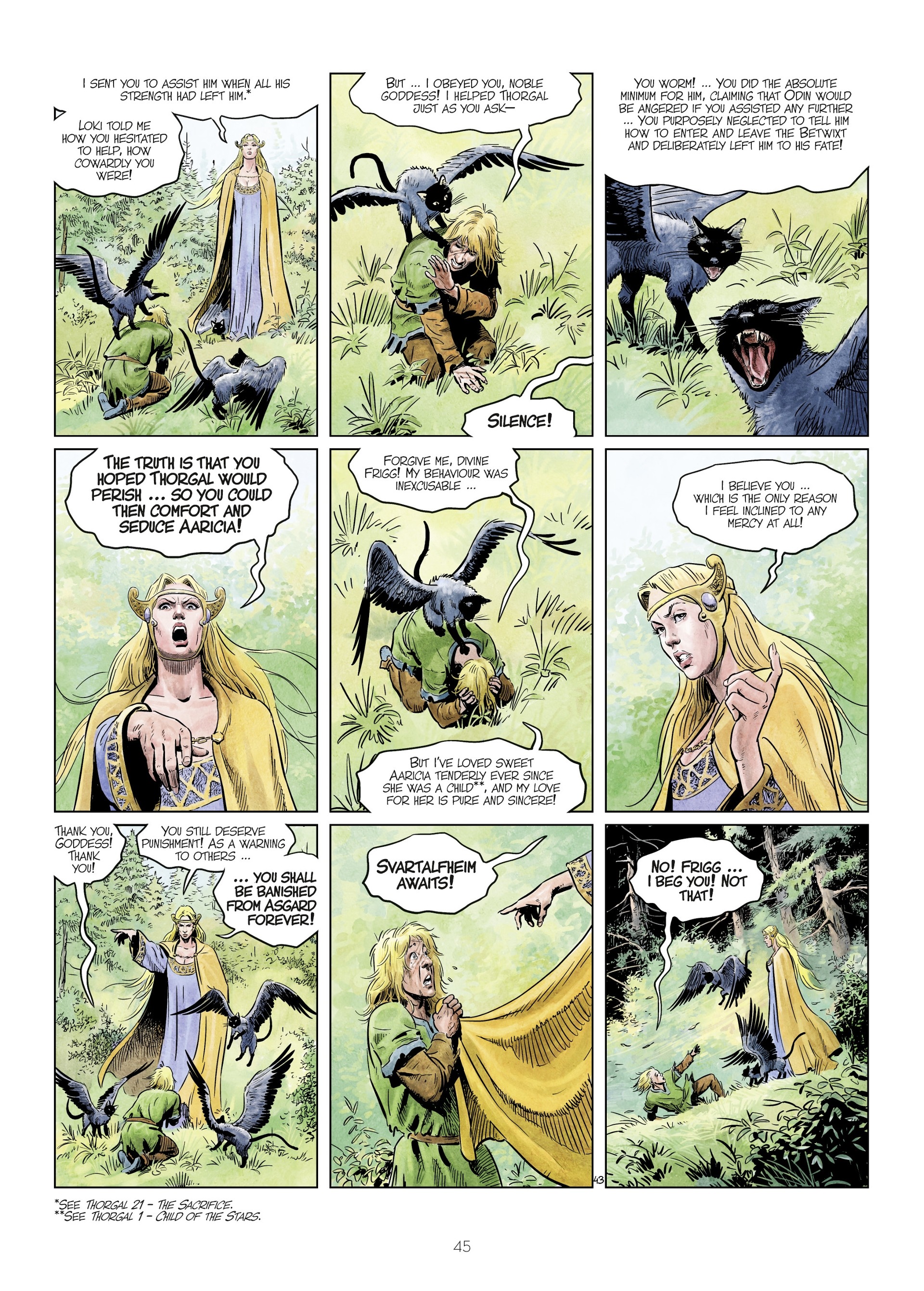 Read online The World of Thorgal: Wolfcub comic -  Issue #5 - 47