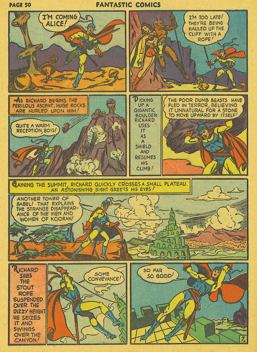 Read online Fantastic Comics comic -  Issue #19 - 41