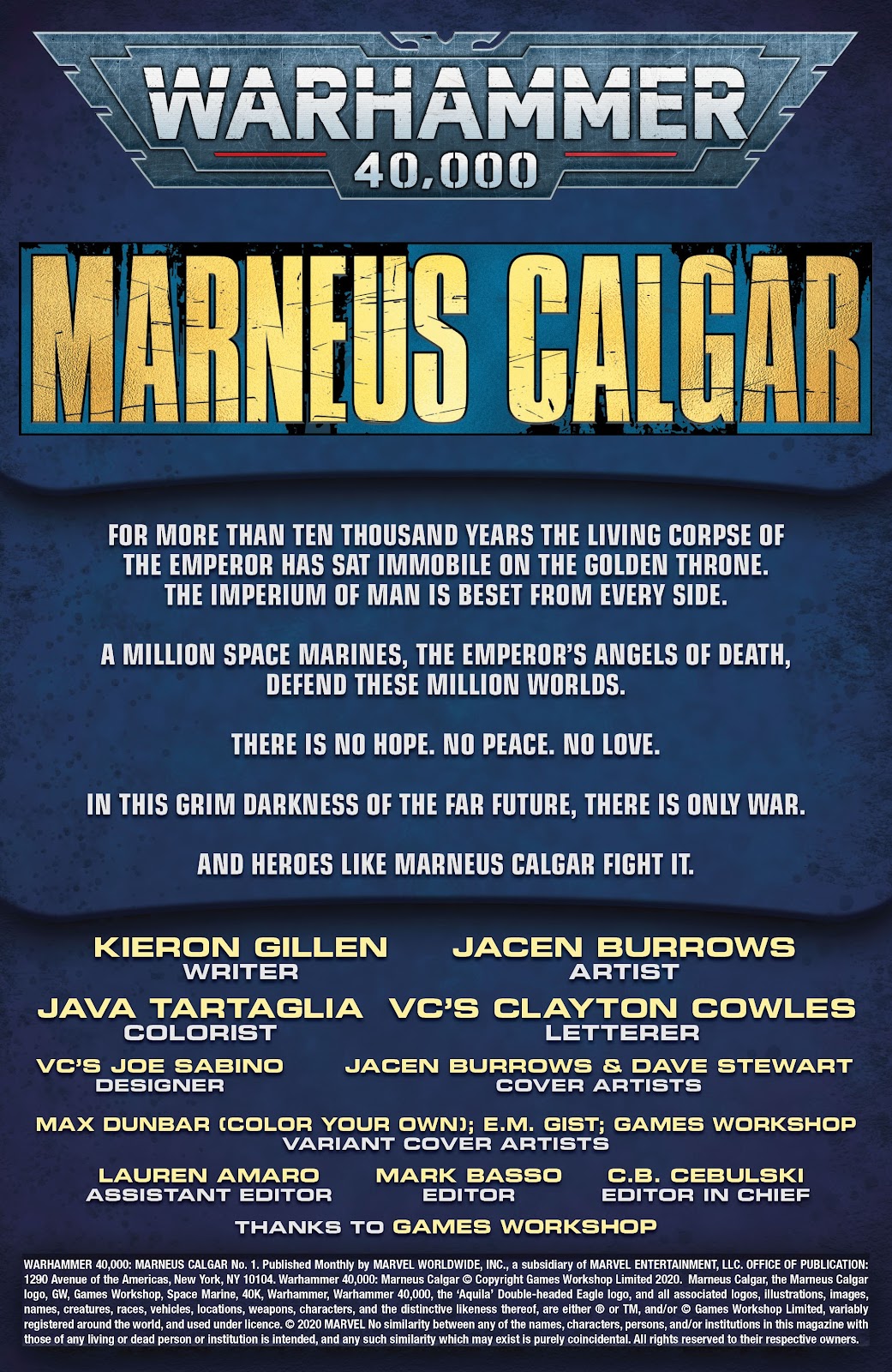 Warhammer 40,000: Marneus Calgar issue 1 - Page 4