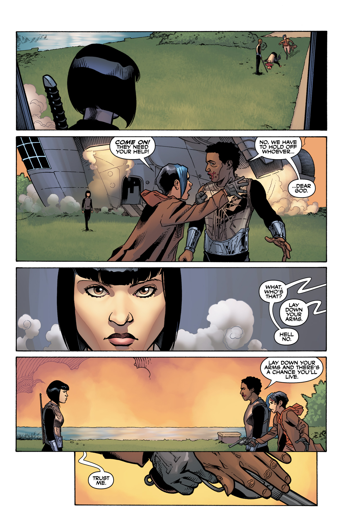 Read online Serenity: Firefly Class 03-K64  Leaves on the Wind comic -  Issue #5 - 13