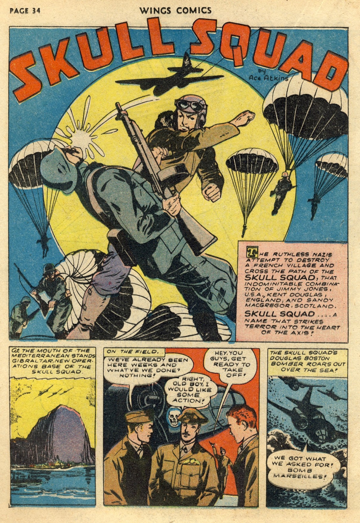 Read online Wings Comics comic -  Issue #33 - 36