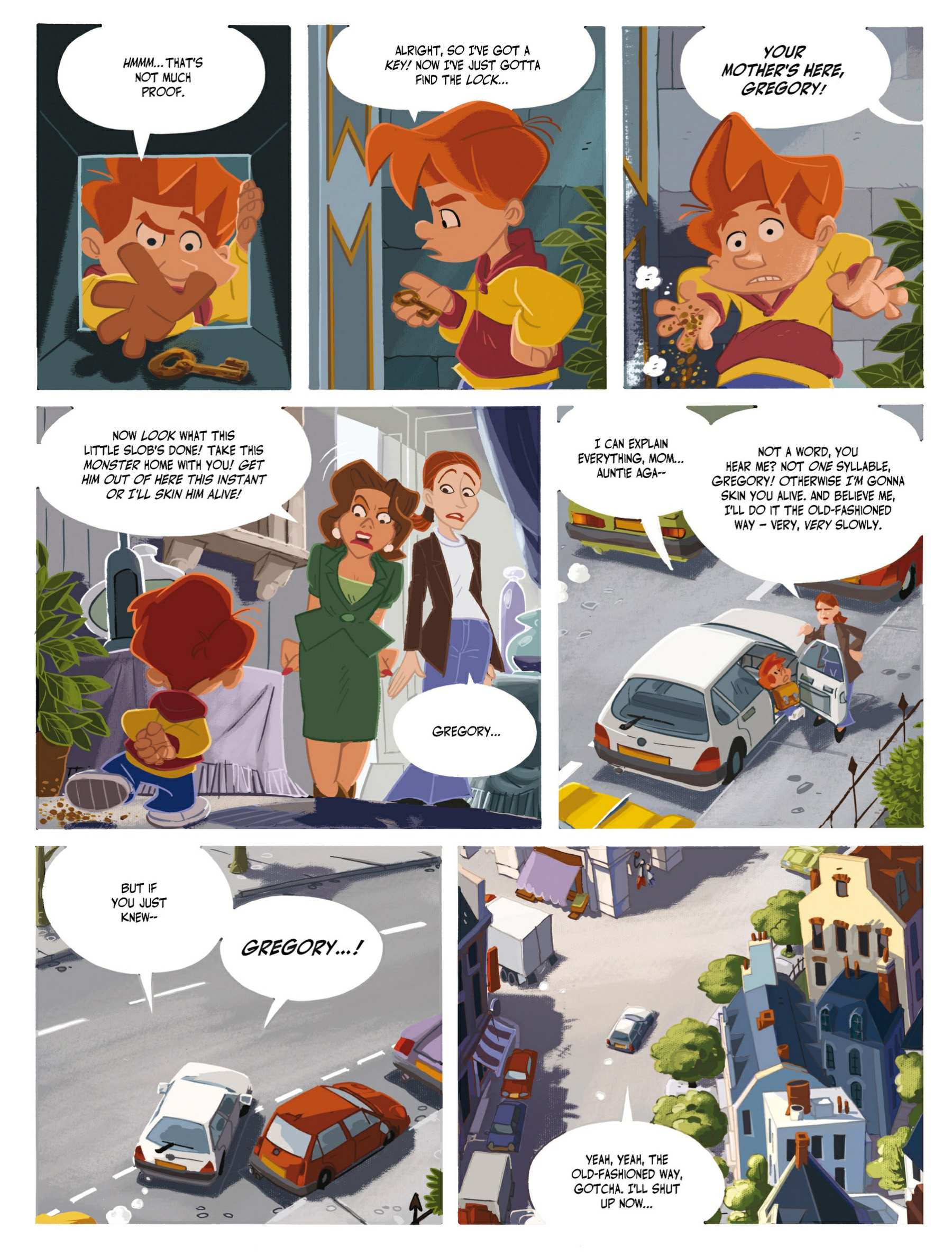 Read online Gregory and the Gargoyles comic -  Issue #2 - 8