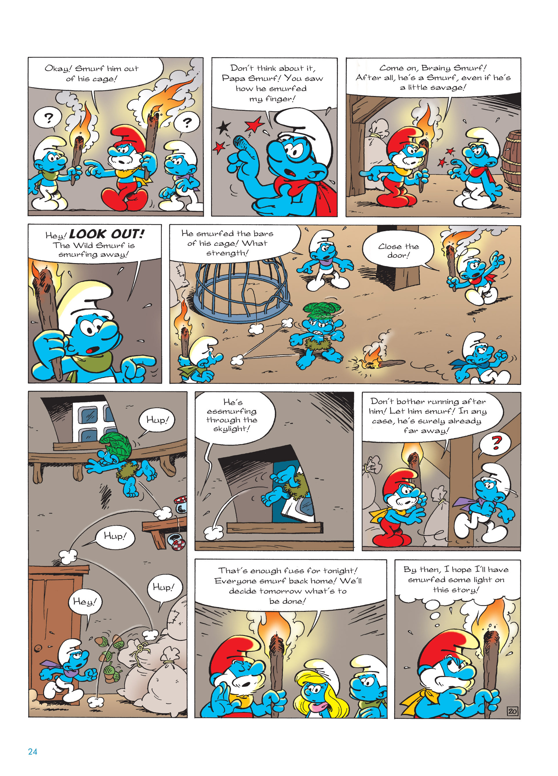 Read online The Smurfs comic -  Issue #21 - 24