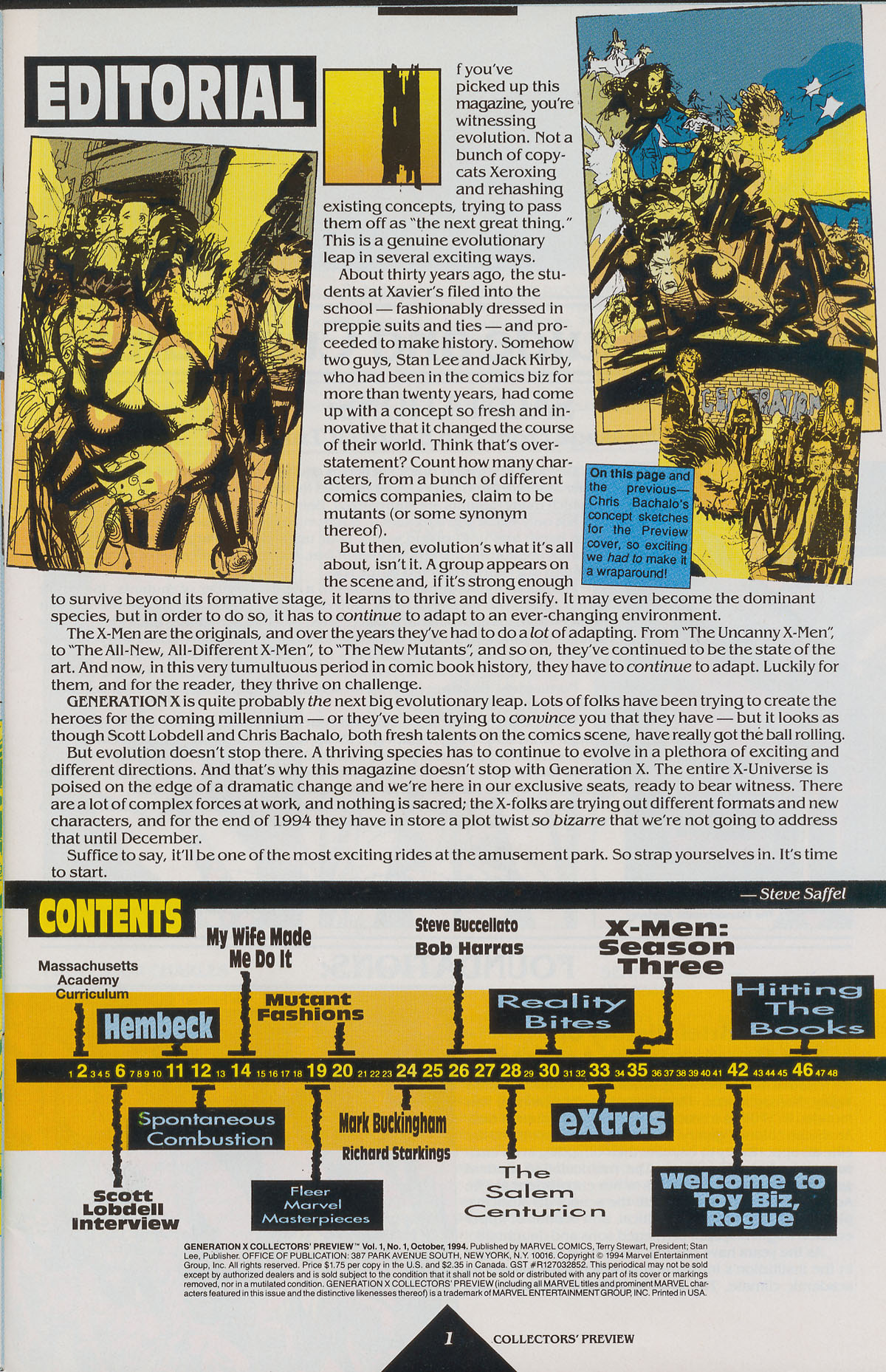 Read online Generation X comic -  Issue # (1994) _Collector's Preview - 3