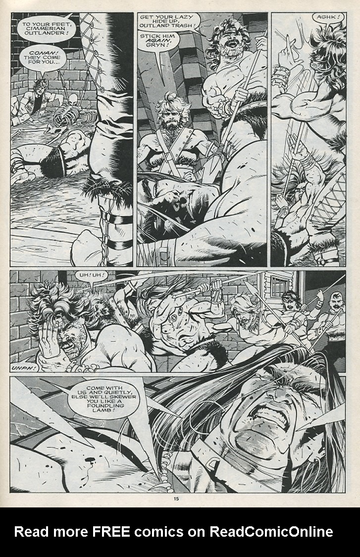 Read online The Savage Sword Of Conan comic -  Issue #176 - 17