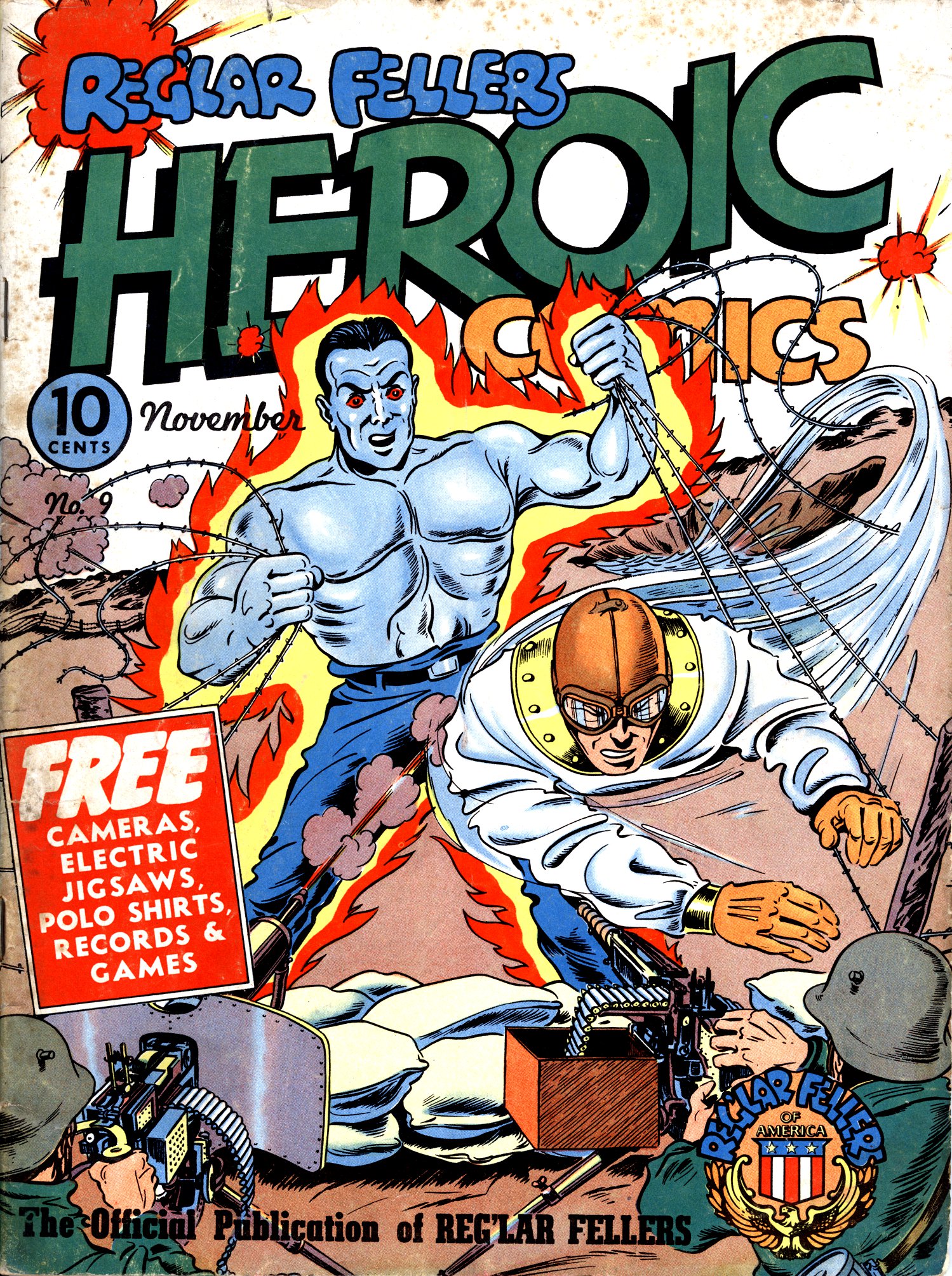 Read online Reg'lar Fellers Heroic Comics comic -  Issue #9 - 1