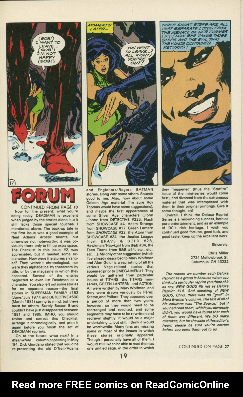 Read online Deadman (1985) comic -  Issue #7 - 19