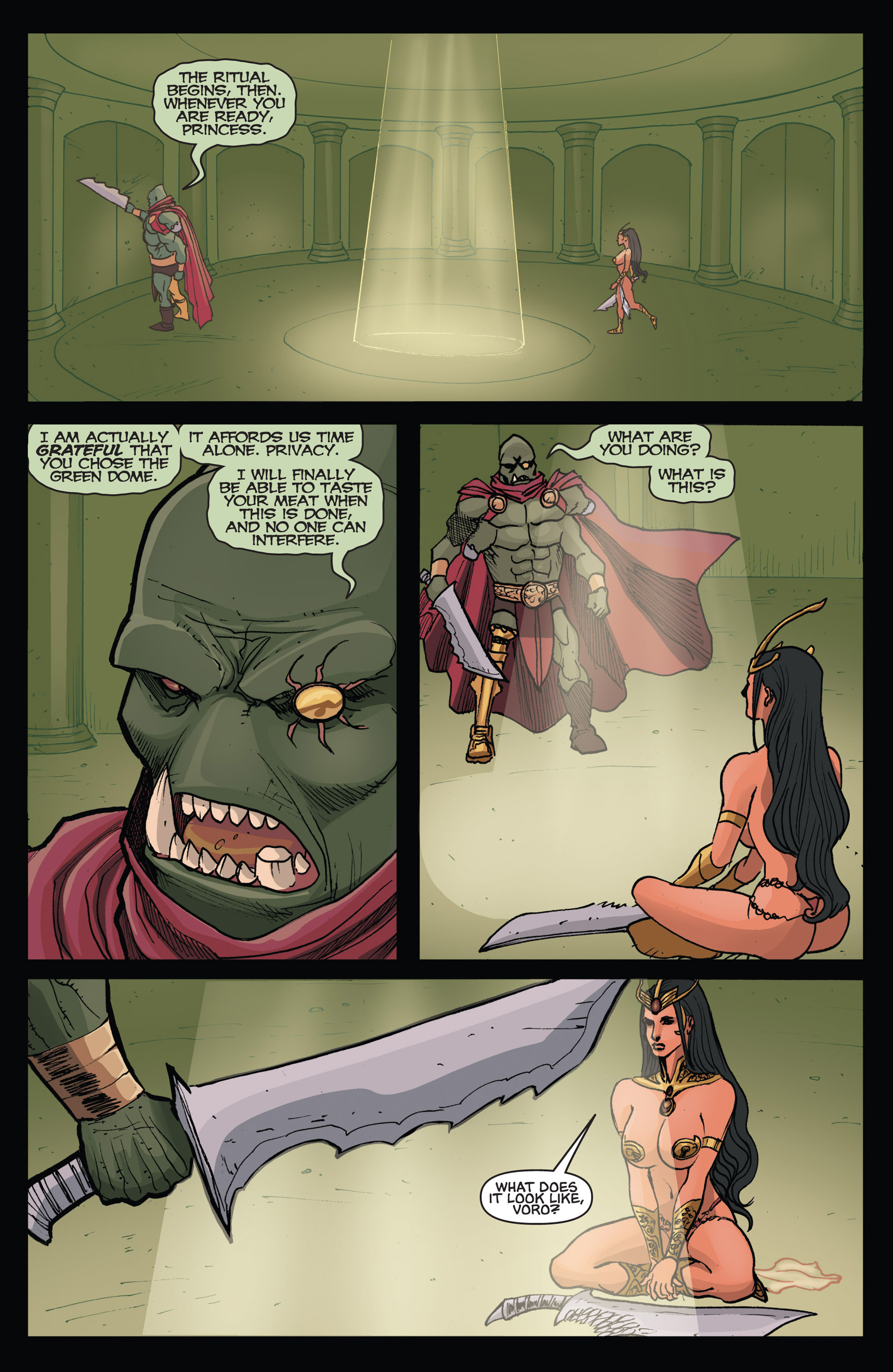 Read online Dejah Thoris and the Green Men of Mars comic -  Issue #8 - 9