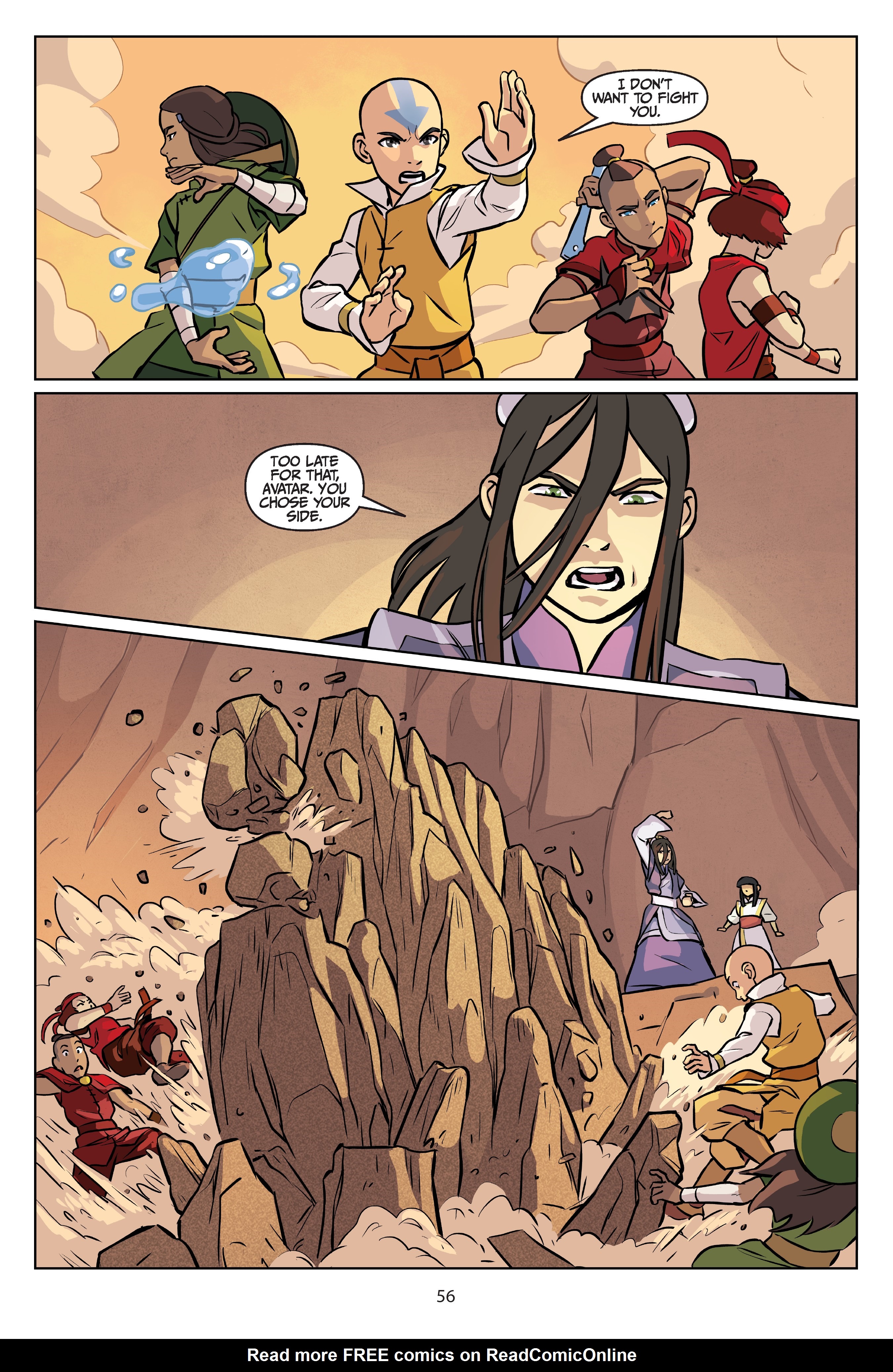Read online Nickelodeon Avatar: The Last Airbender - Imbalance comic -  Issue # TPB 2 - 57