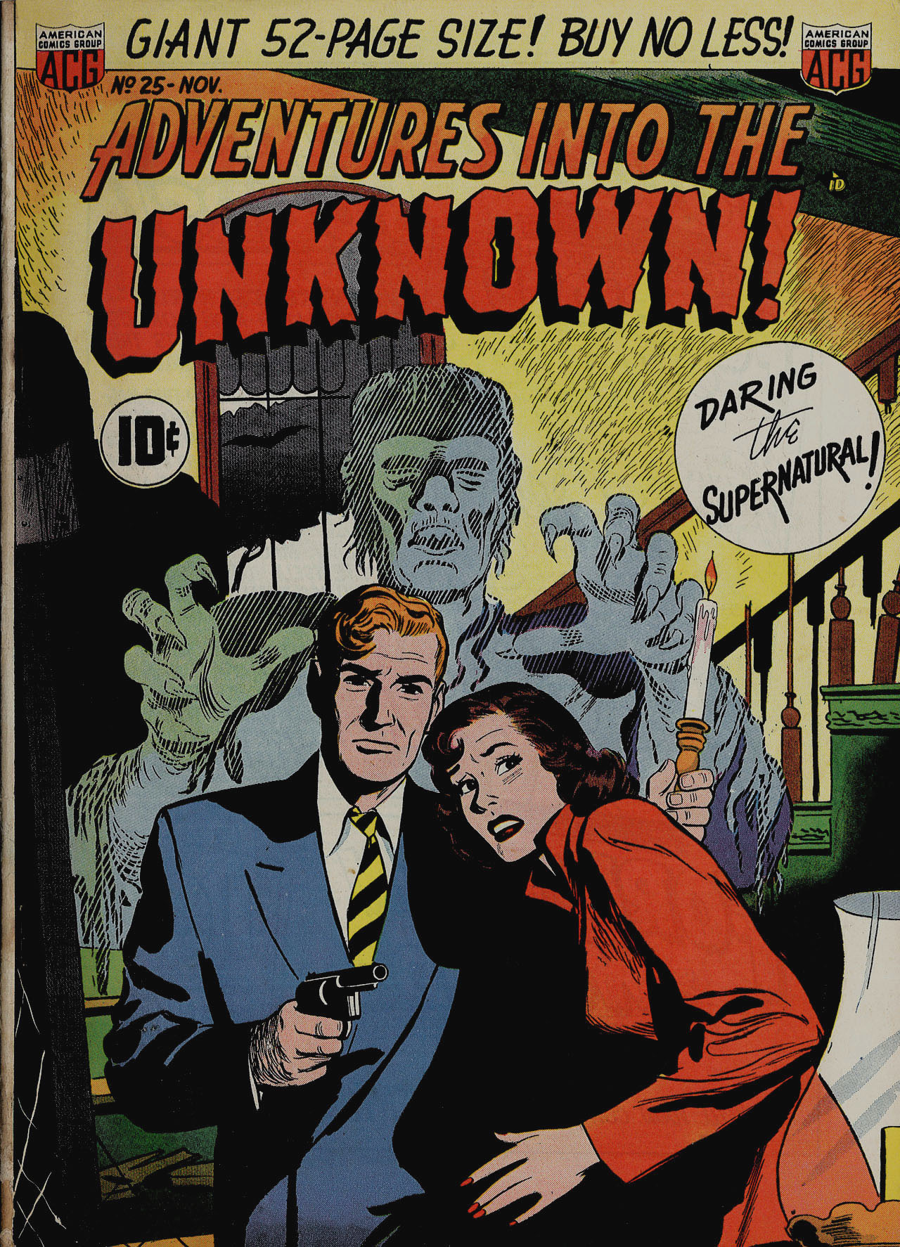 Read online Adventures Into The Unknown comic -  Issue #25 - 1