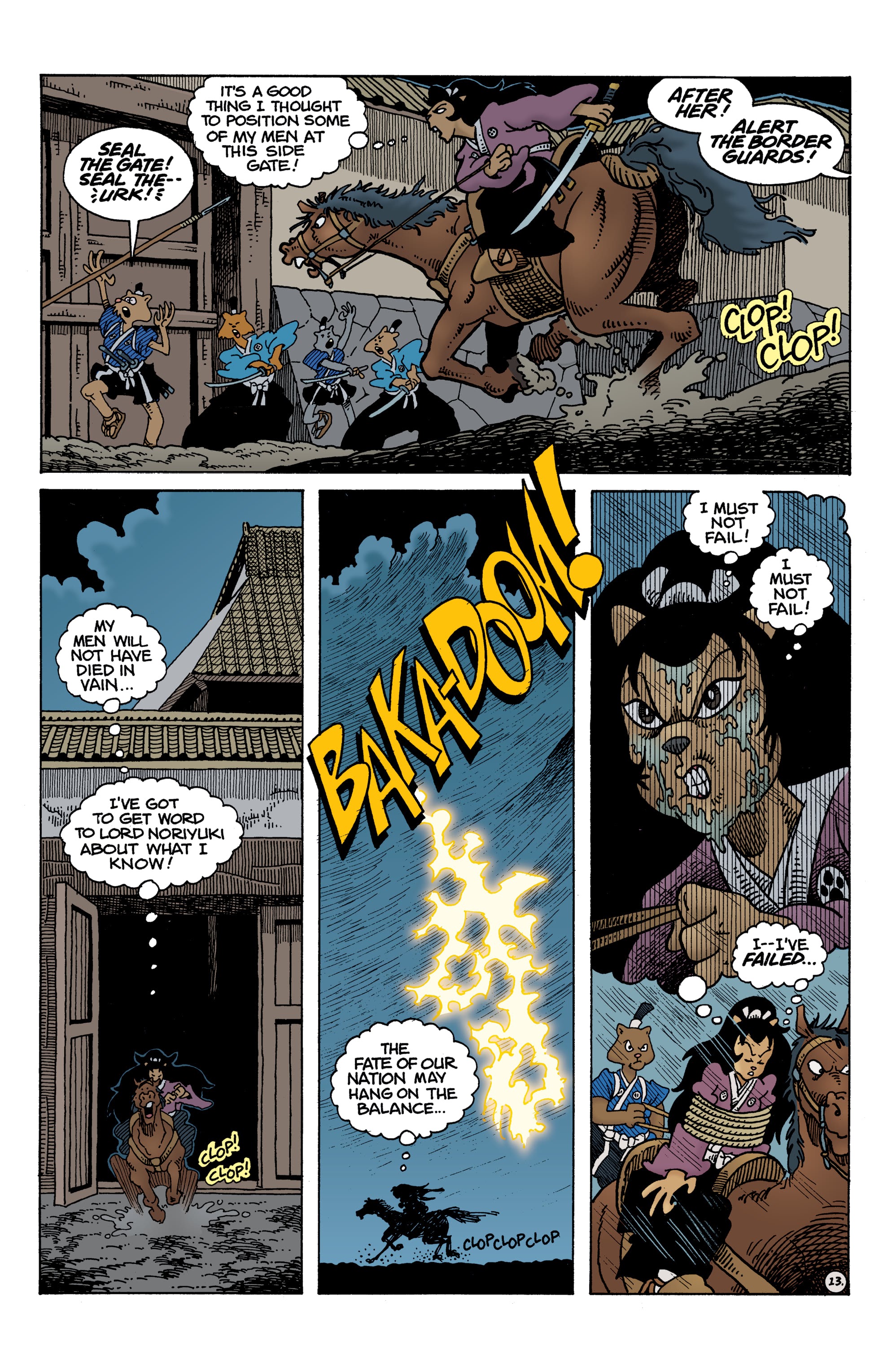 Read online Usagi Yojimbo: The Dragon Bellow Conspiracy comic -  Issue #1 - 14