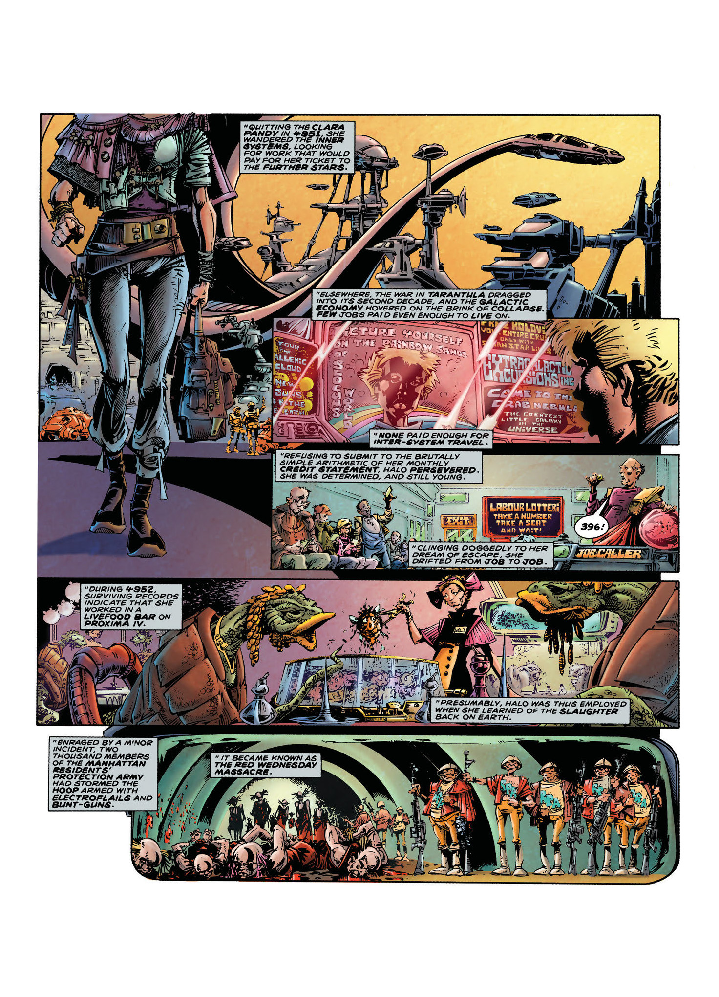 Read online The Ballad of Halo Jones (2018) comic -  Issue # TPB 3 - 6