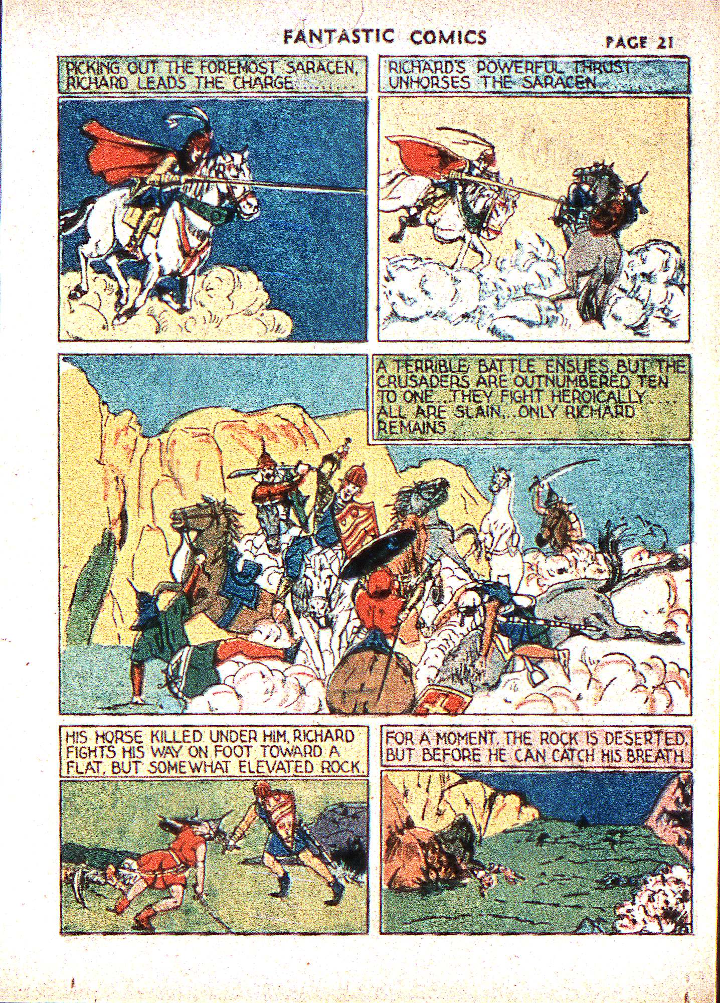 Read online Fantastic Comics comic -  Issue #2 - 23