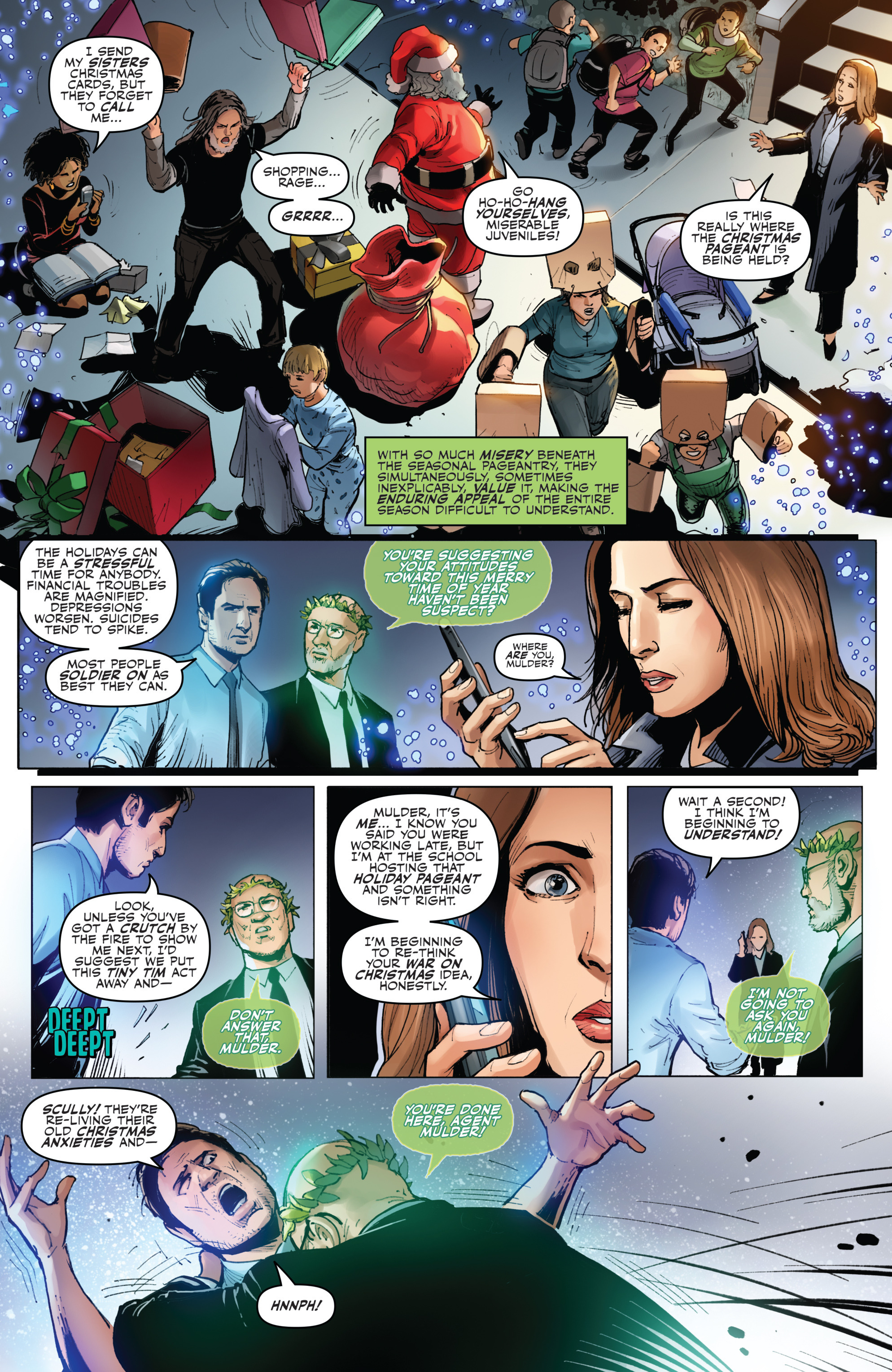 Read online The X-Files X-Mas Special comic -  Issue # Full - 28