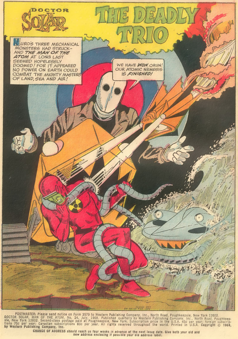 Read online Doctor Solar, Man of the Atom (1962) comic -  Issue #24 - 3