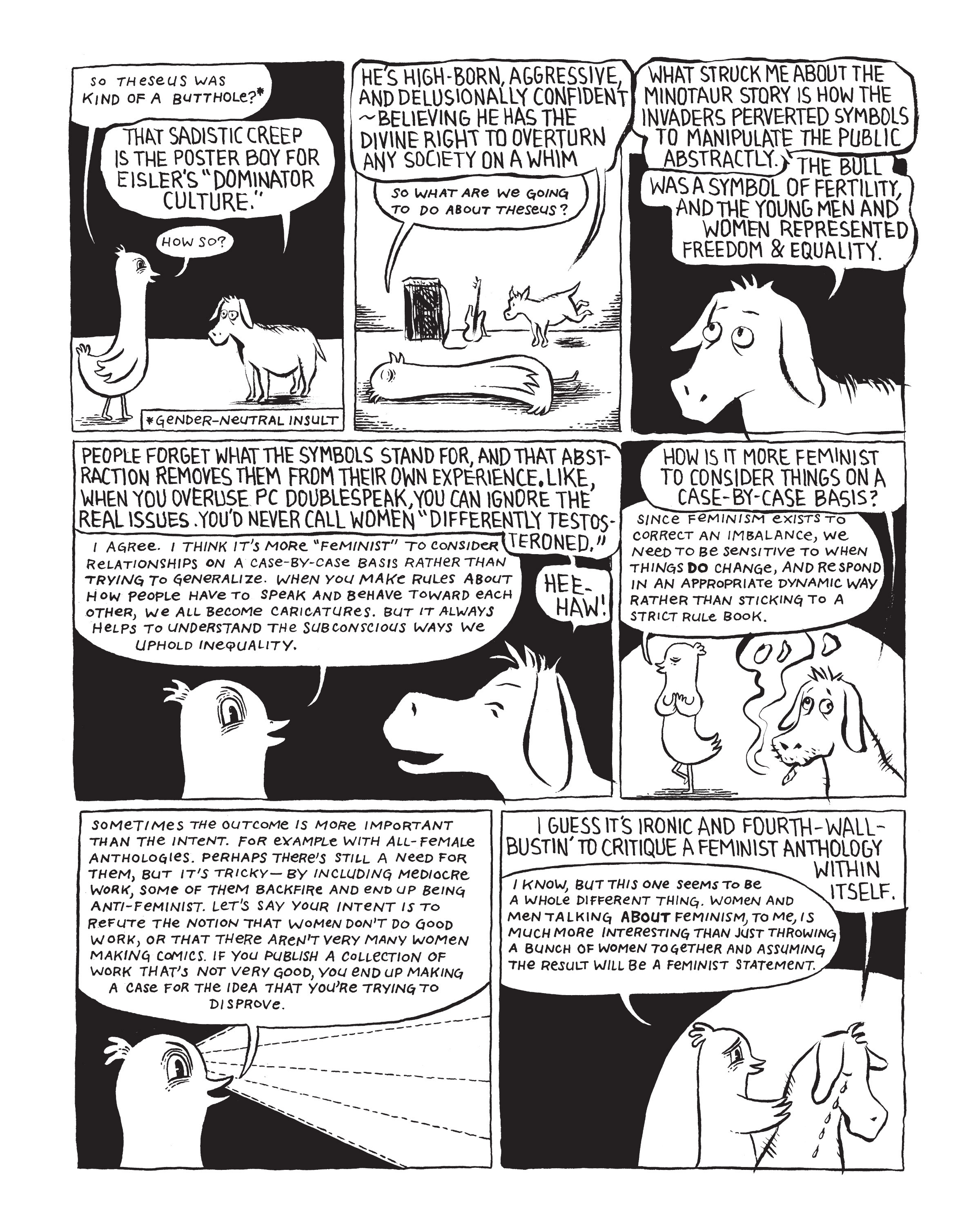 Read online The Big Feminist BUT: Comics About Women comic -  Issue # TPB (Part 2) - 95