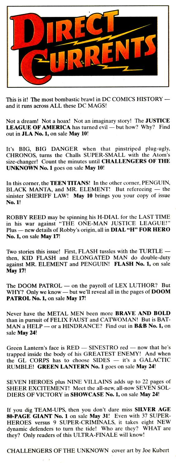 Read online Silver Age: Challengers of the Unknown comic -  Issue # Full - 24